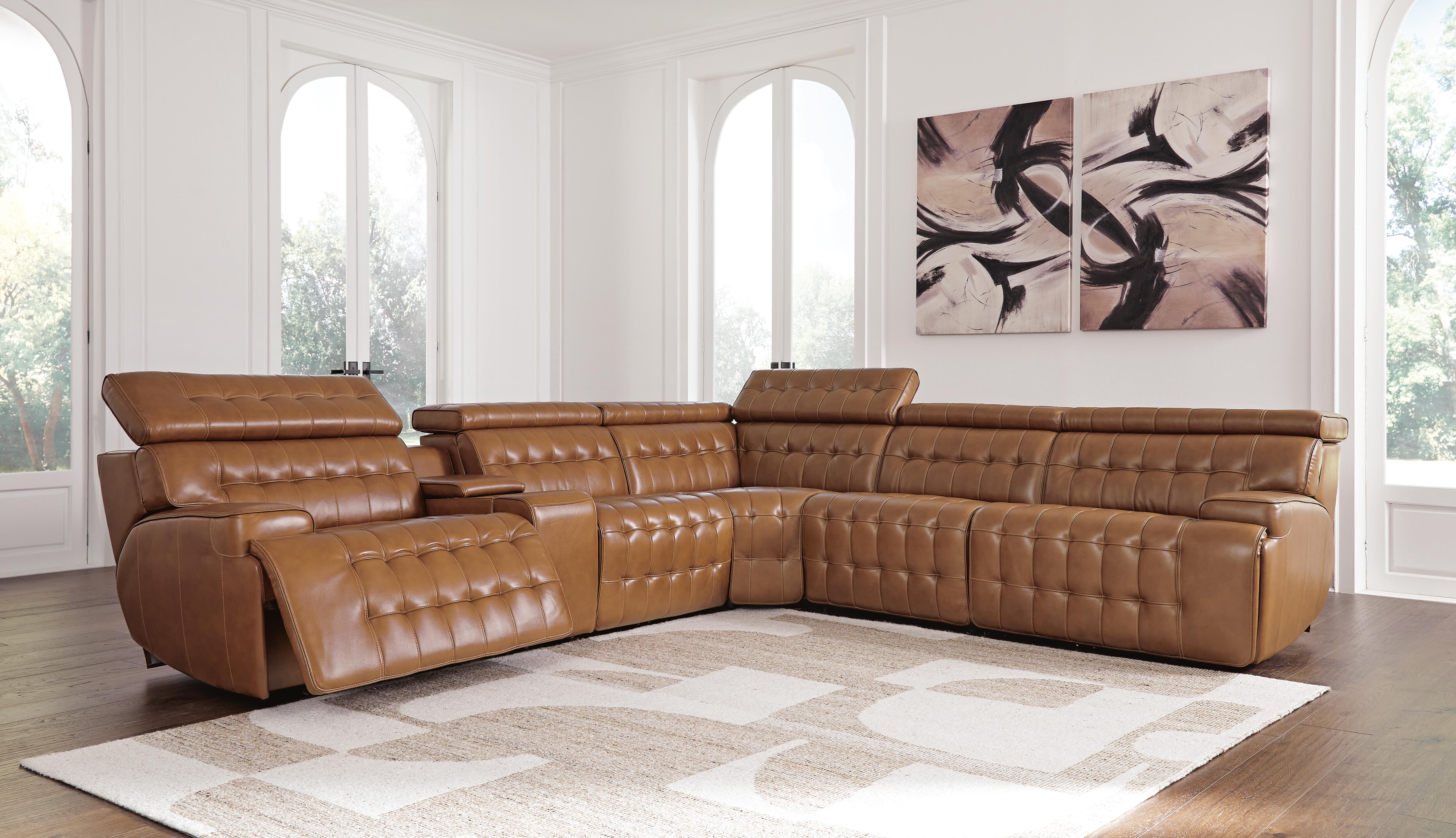 Temmpton 6-Piece Power Reclining Sectional - image 1