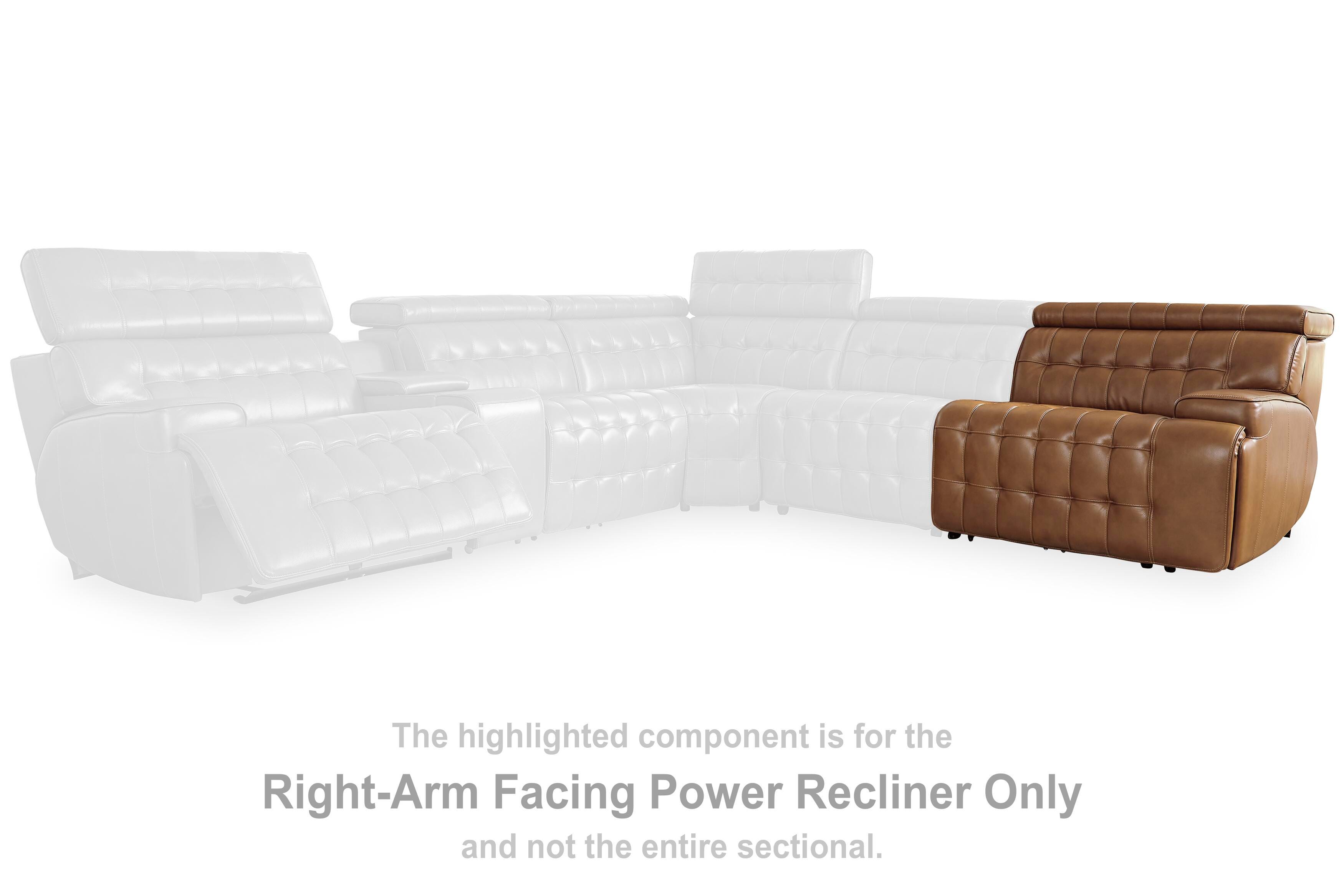 Temmpton Right-Arm Facing Power Recliner, , large