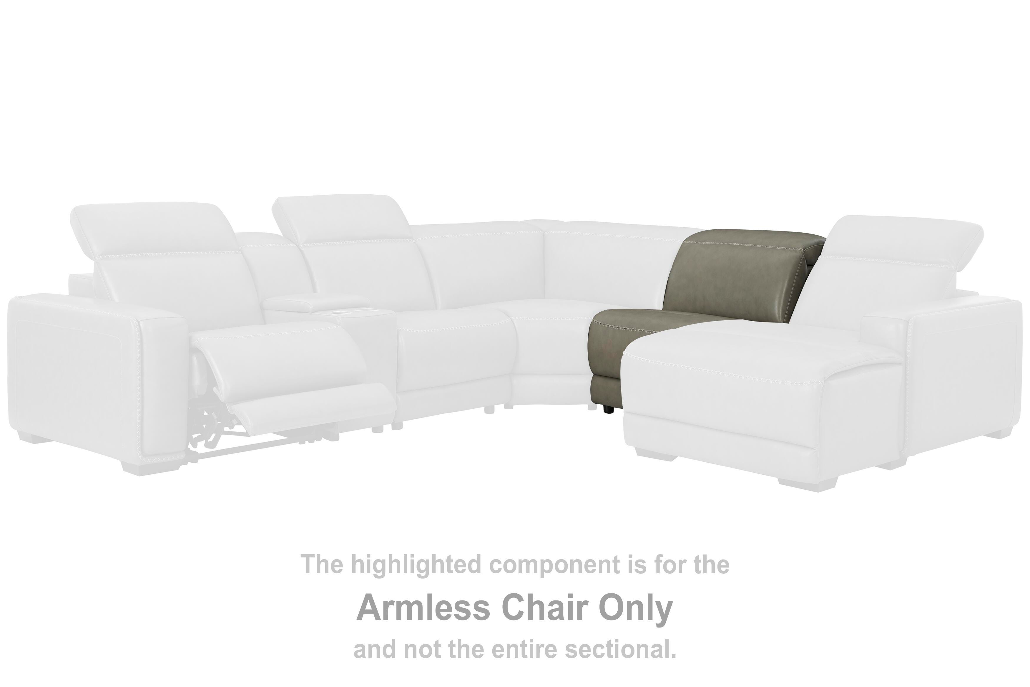 Correze Armless Chair, , large