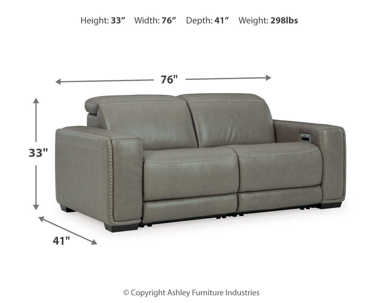 Correze 2-Piece Power Reclining Sectional - image 6