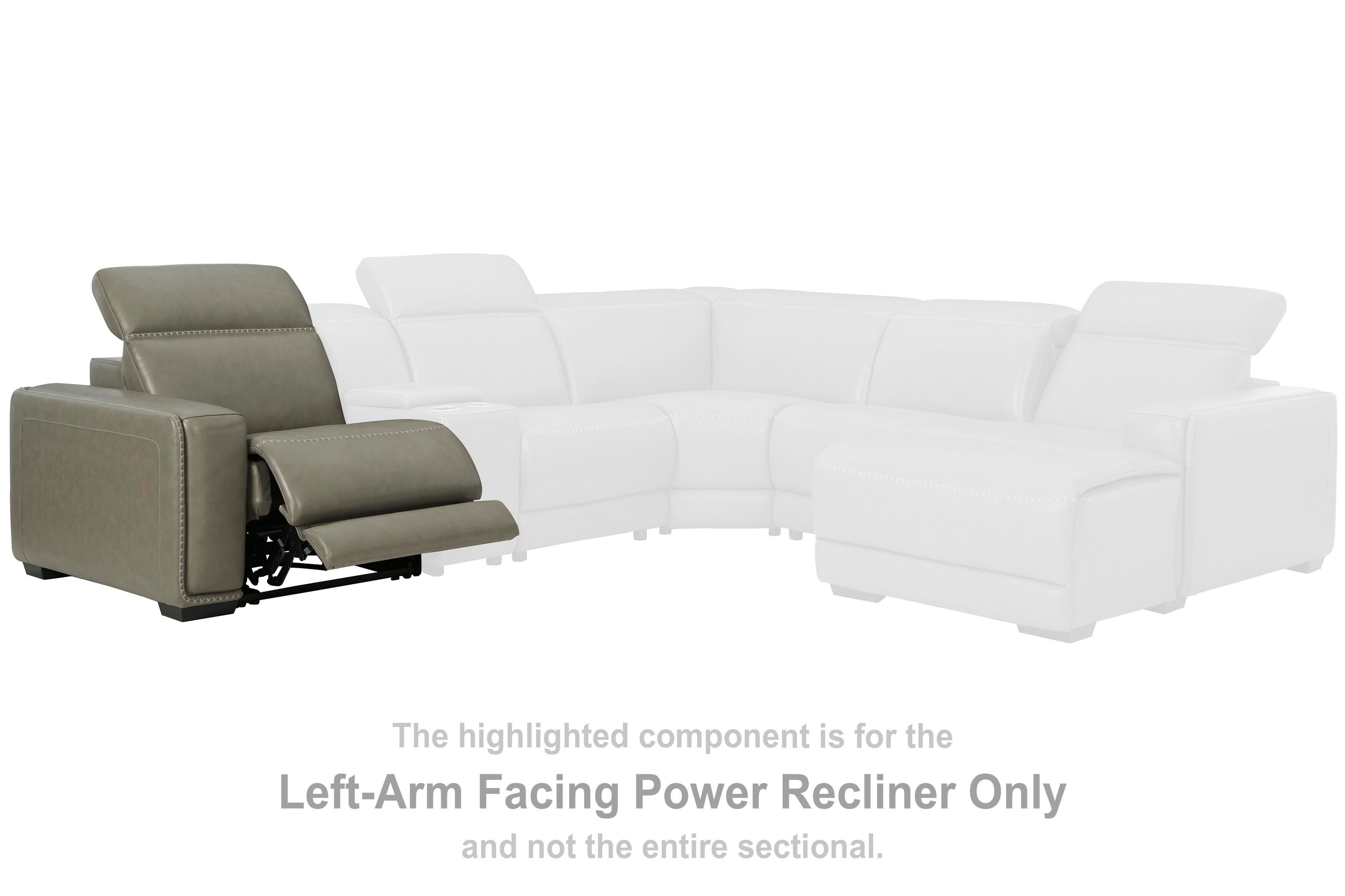 Sillón reclinable eléctrico Correze con brazo izquierdo - image 2