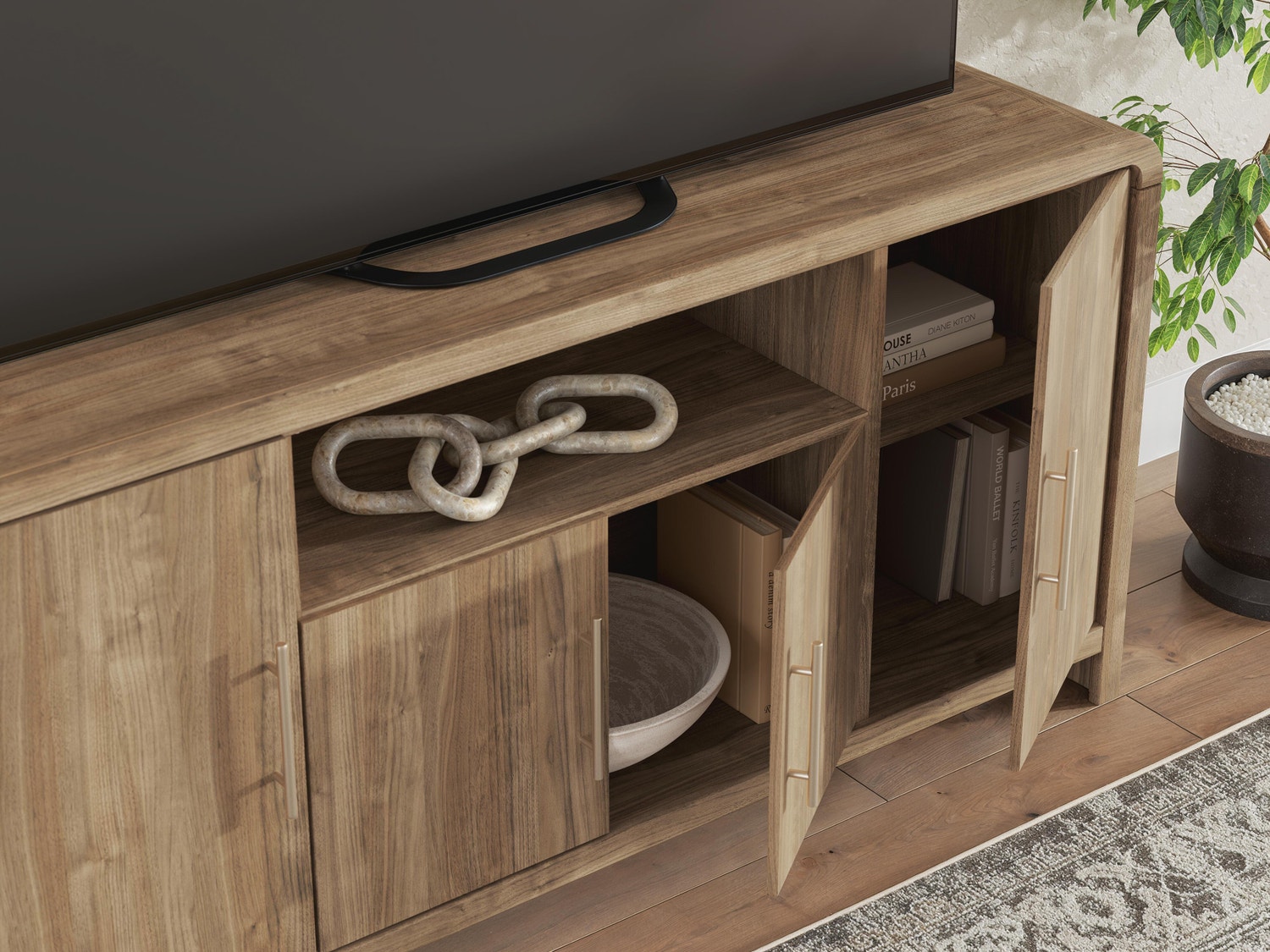 Dovander 63" TV Stand, , large