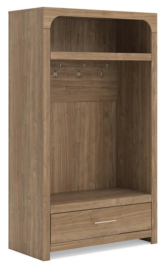 Dovander Hall Tree with Storage Bench, , large