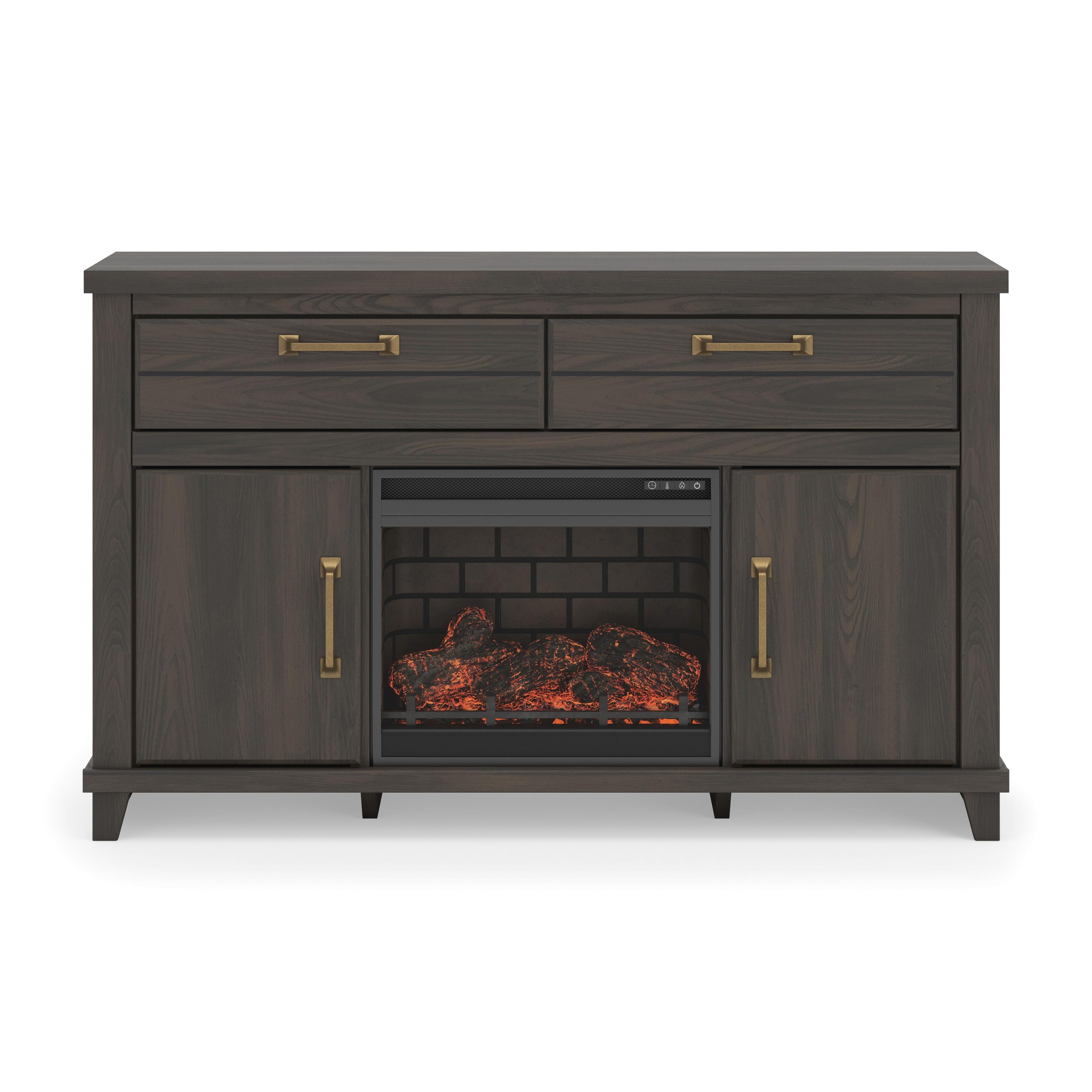 W4. Brazen Valley 60in TV Stand with Electric Fireplace
