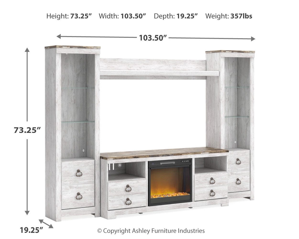 Willowton Dimensions