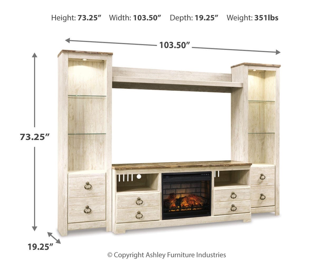 Willowton Dimensions