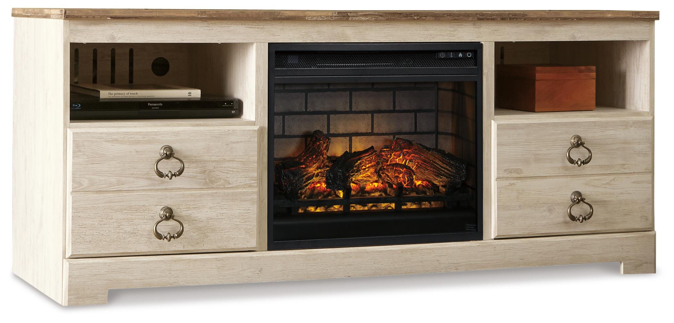 Willowton 64" TV Stand with Electric Fireplace - image 2