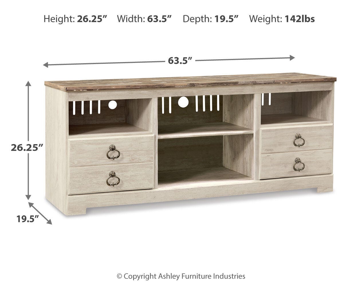 Willowton Dimensions
