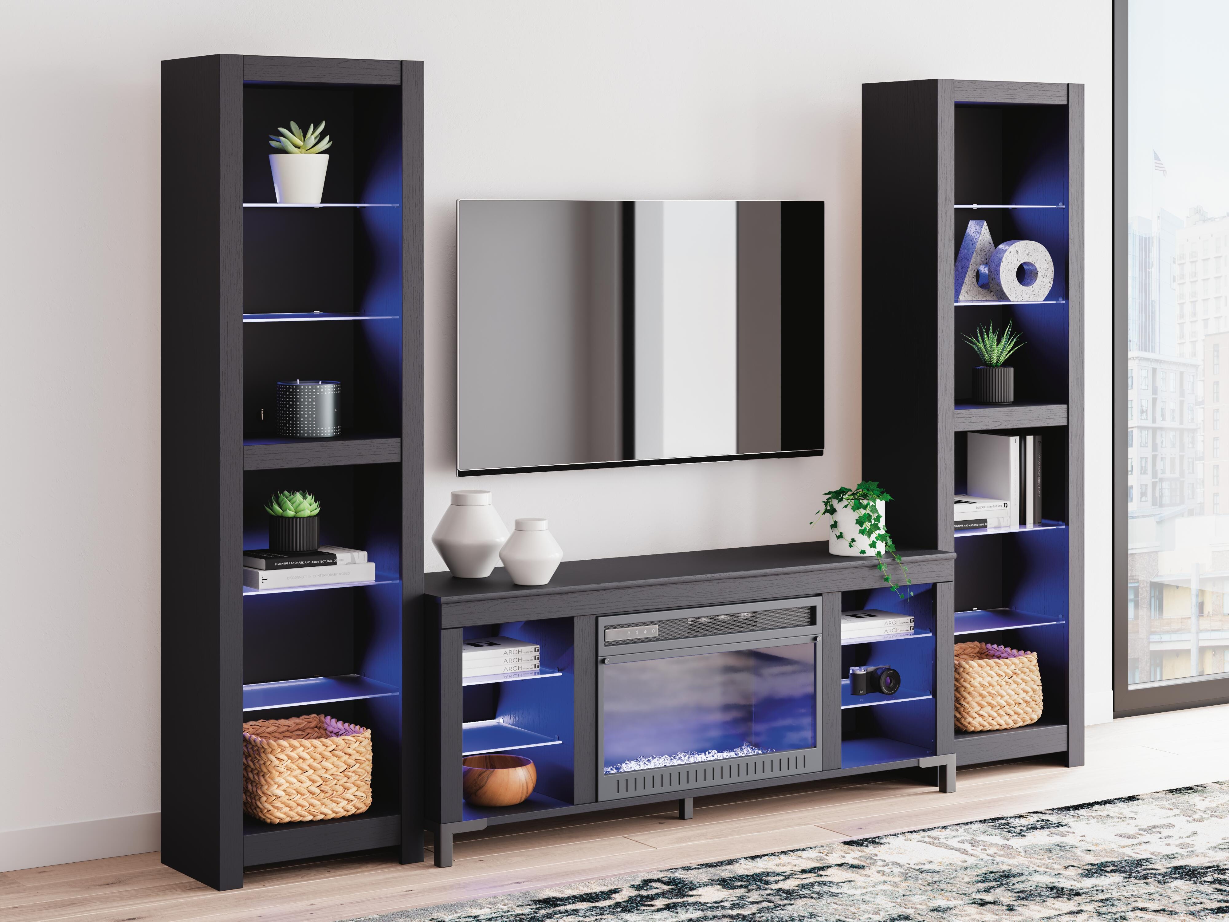 Cayberry 3-Piece Entertainment Center with Electric Fireplace - image 8
