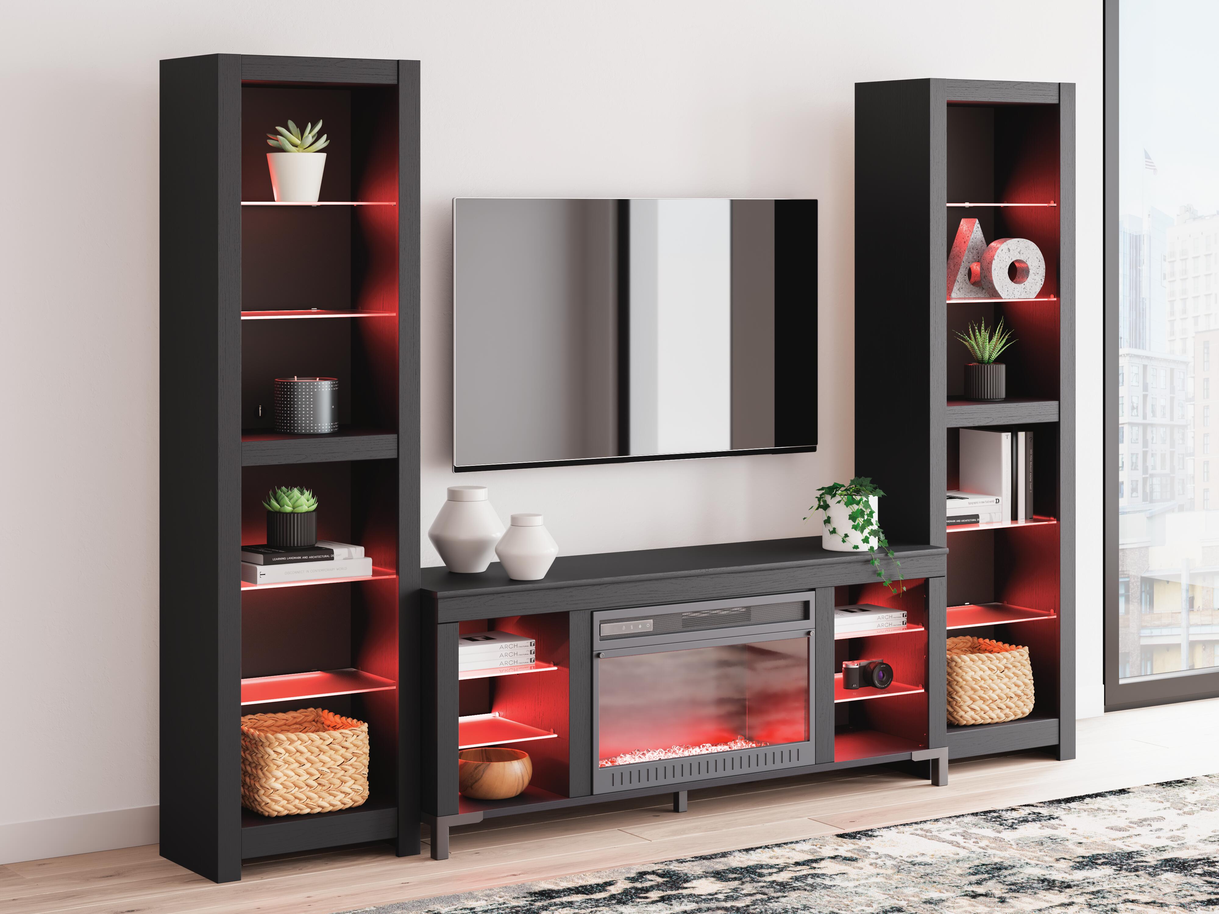 Cayberry 3-Piece Entertainment Center with Electric Fireplace - image 9