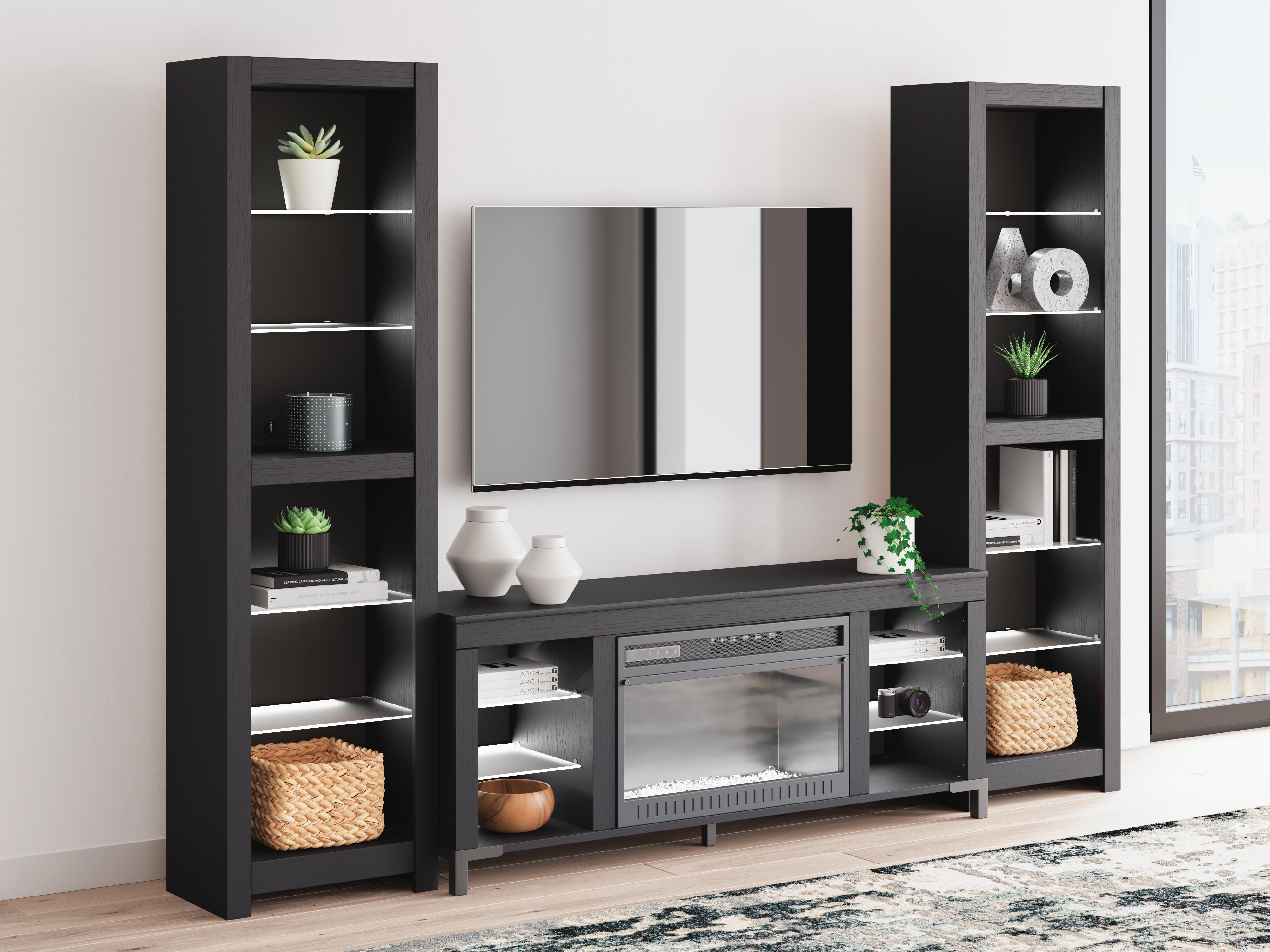 Cayberry 3-Piece Entertainment Center with Electric Fireplace - image 10