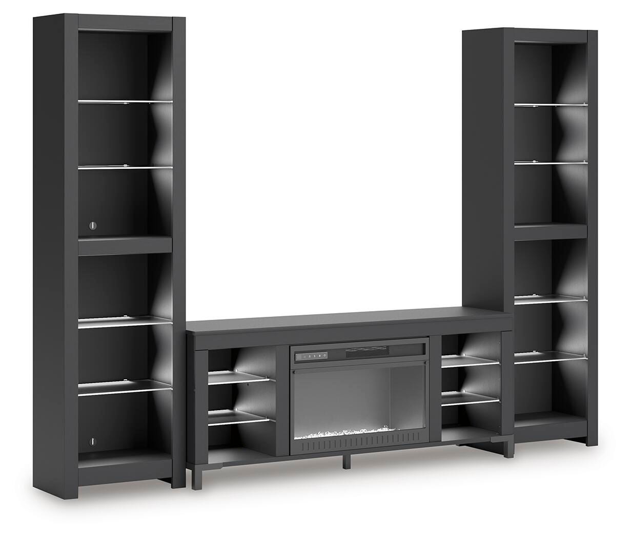Cayberry 3-Piece Entertainment Center with Electric Fireplace - image 6