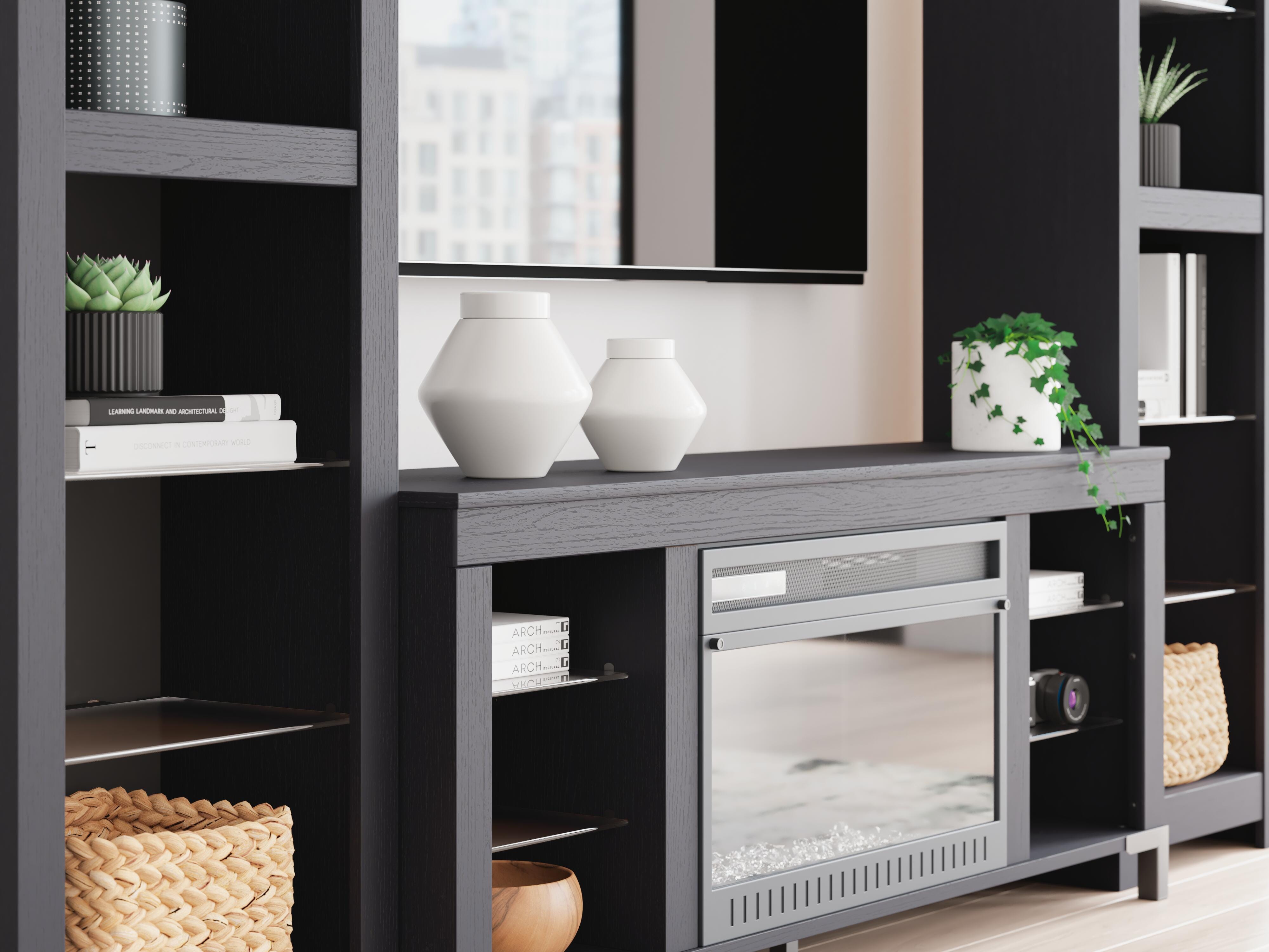 Cayberry 3-Piece Entertainment Center with Electric Fireplace - image 7
