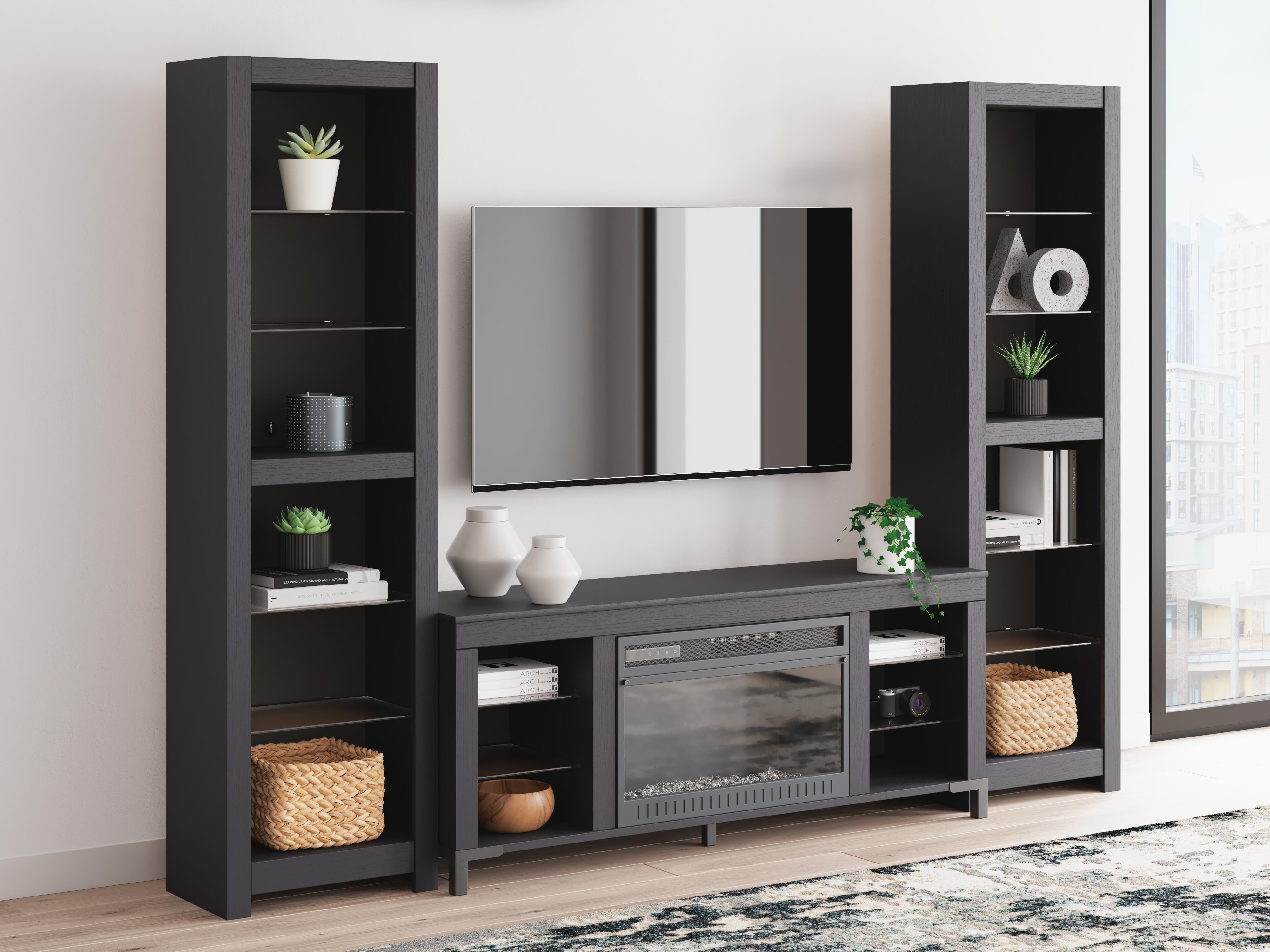 Cayberry 3-Piece Entertainment Center with Electric Fireplace - image 1