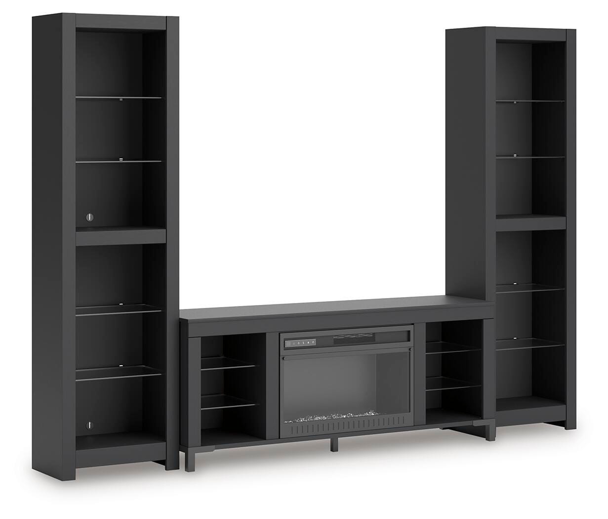 Cayberry 3-Piece Entertainment Center with Electric Fireplace, , large
