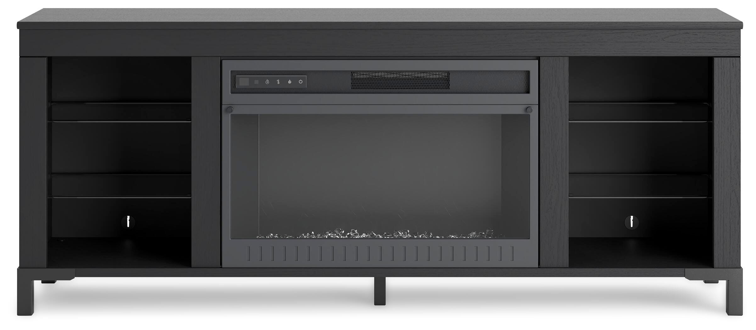 Cayberry 60" TV Stand with Electric Fireplace, , large