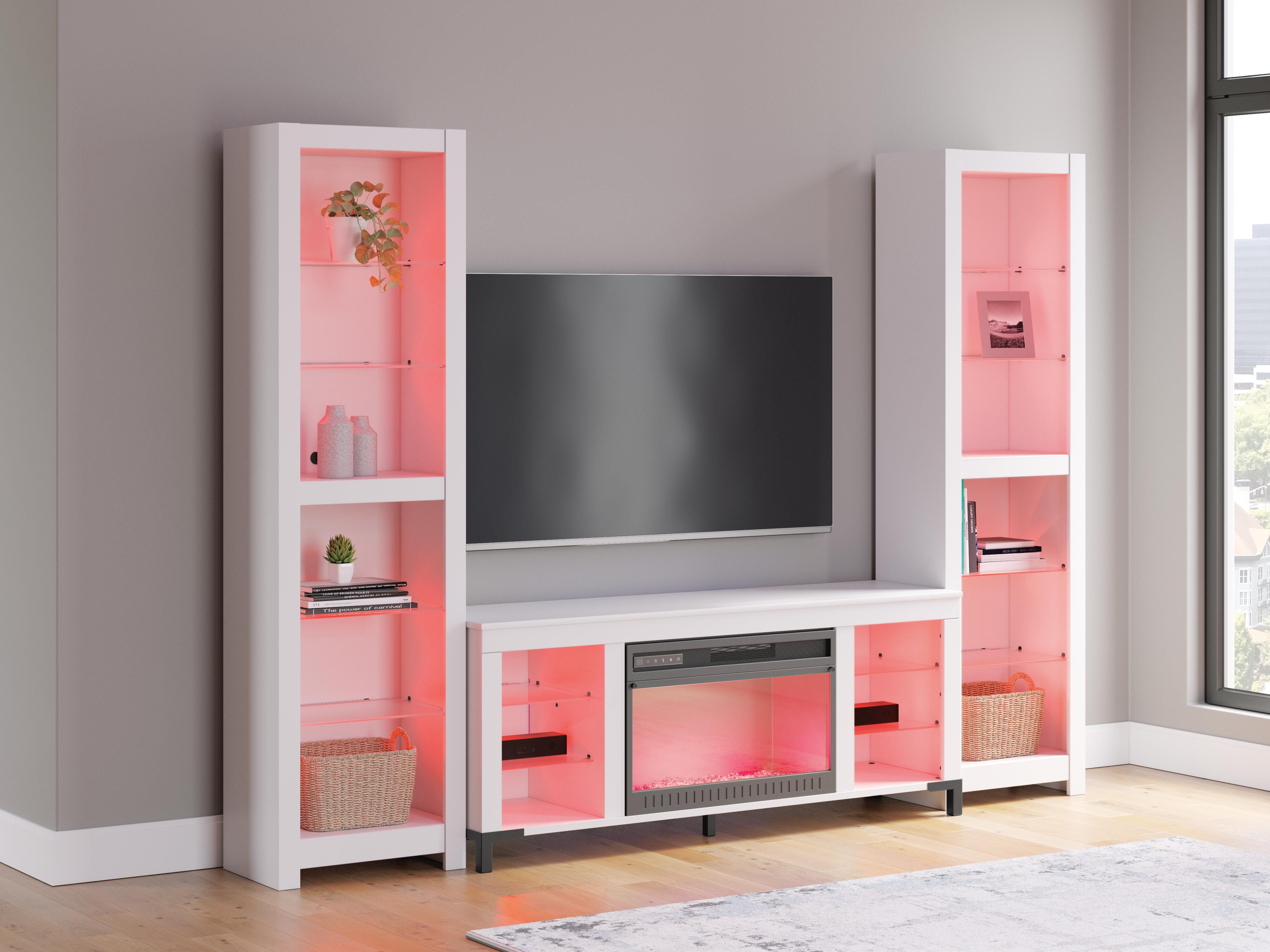 Brollevi 3-Piece Entertainment Center with Fireplace | Ashley
