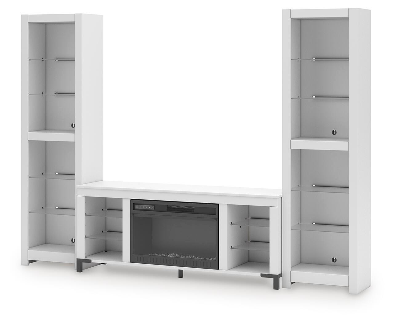 Brollevi 3-Piece Entertainment Center with Fireplace | Ashley