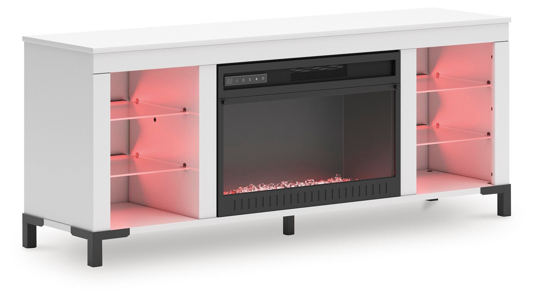 Mueble de TV Brollevi de 60" con chimenea eléctrica - image 5