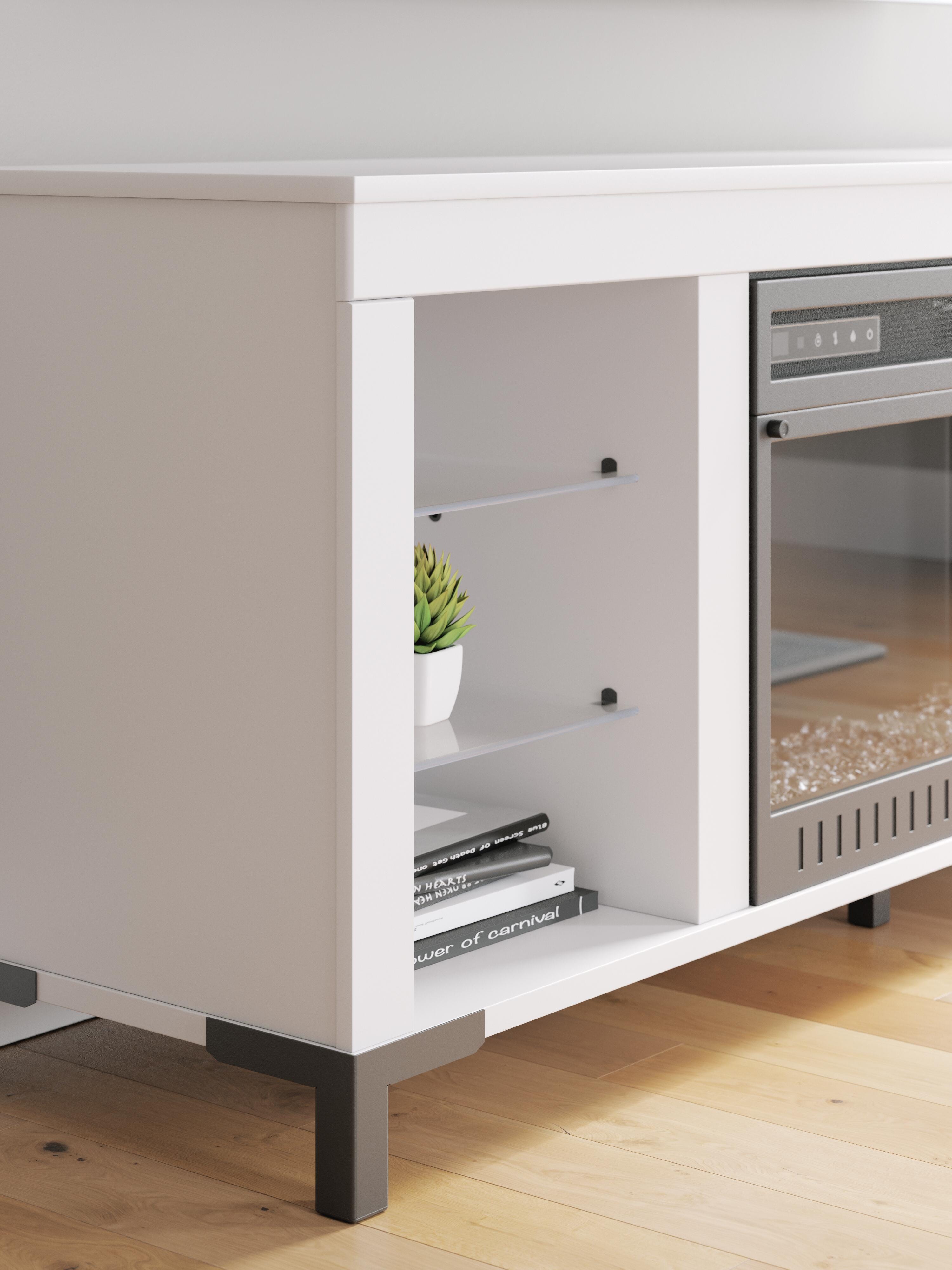 Mueble de TV Brollevi de 60" con chimenea eléctrica - image 9