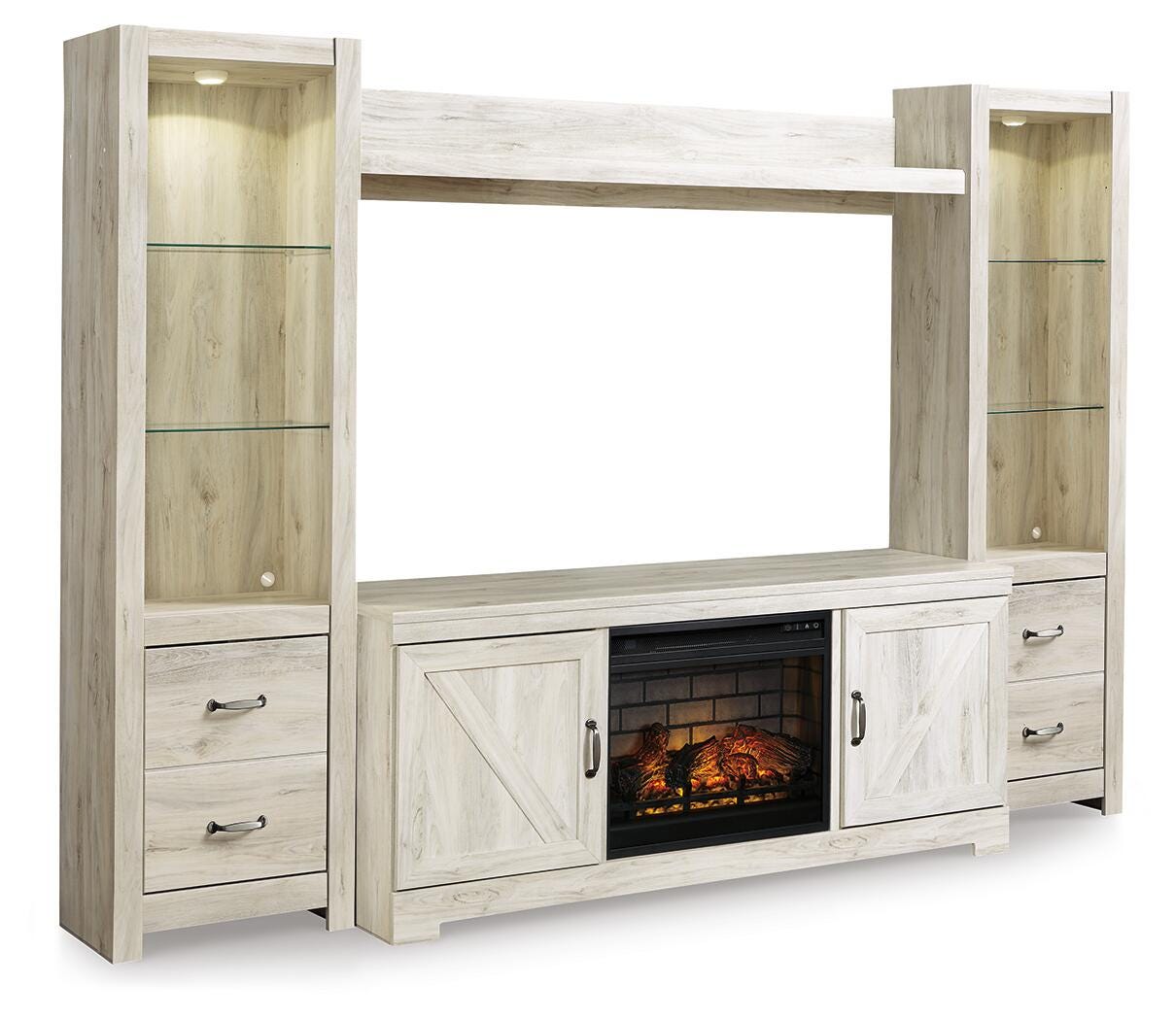 Bellaby 4-Piece Entertainment Center with Electric Fireplace - image 2