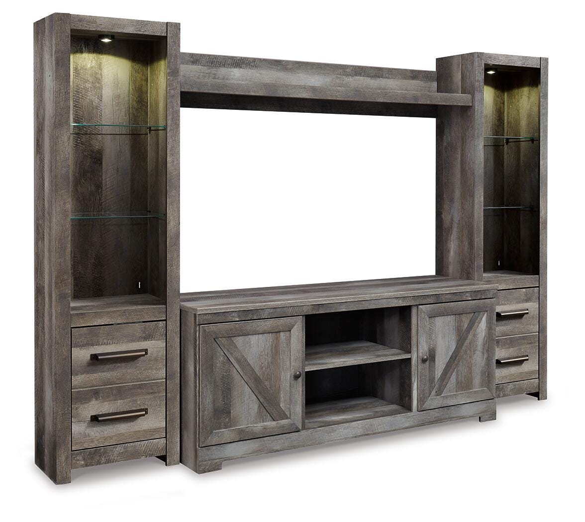 Wynnlow 4-Piece Entertainment Center, Gray, large