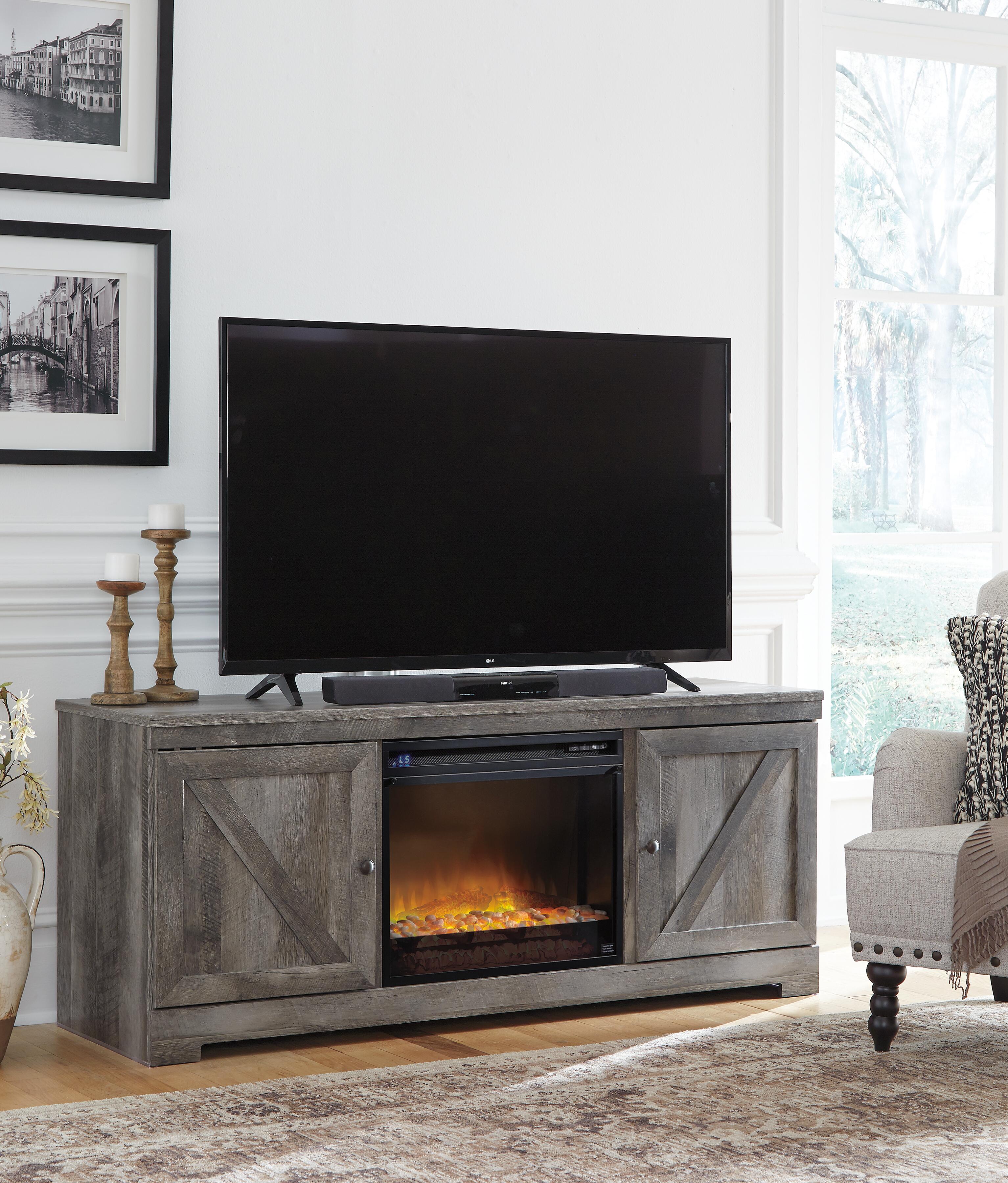 Wynnlow 63" TV Stand with Electric Fireplace - image 3