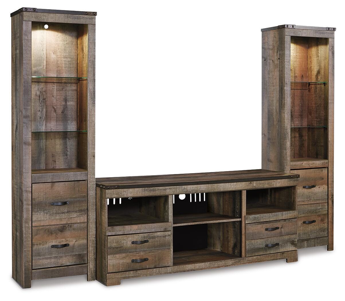 Trinell 3-Piece Entertainment Center - image 2