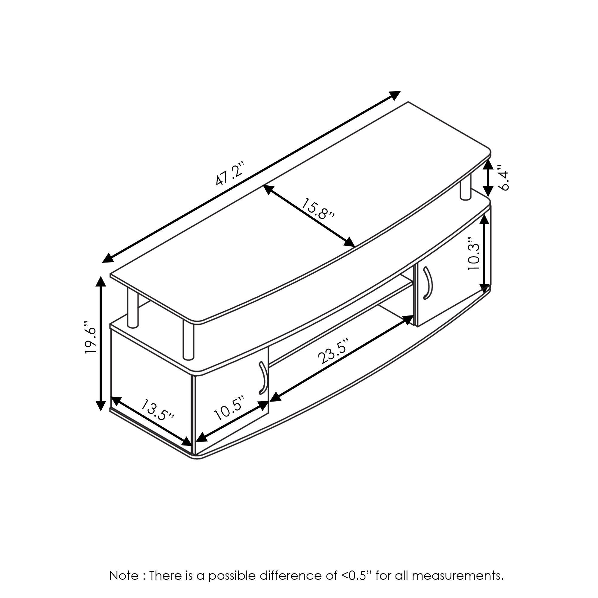 Furinno Jaya 47'' TV Stand | Ashley