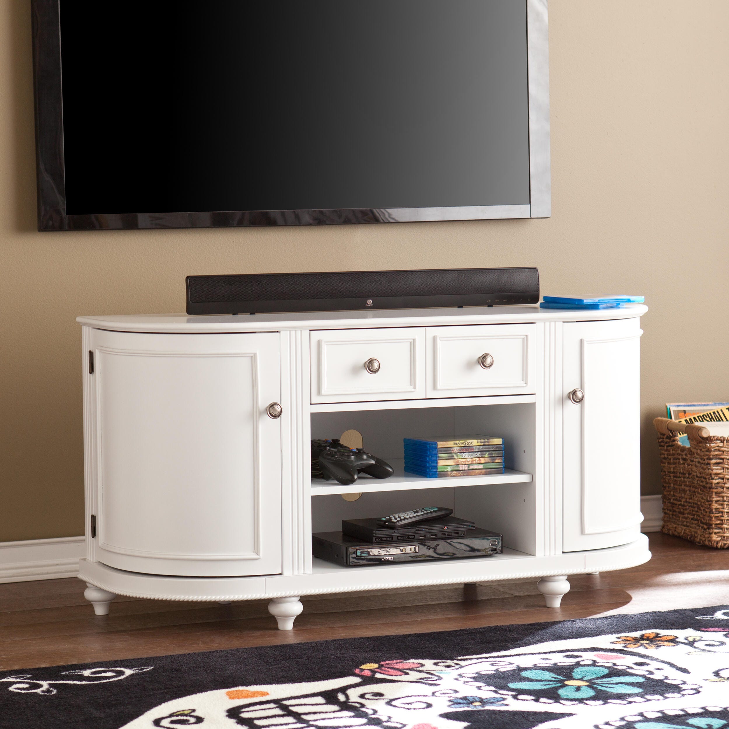 Southern Enterprises Hammen TV/Media Stand, , rollover