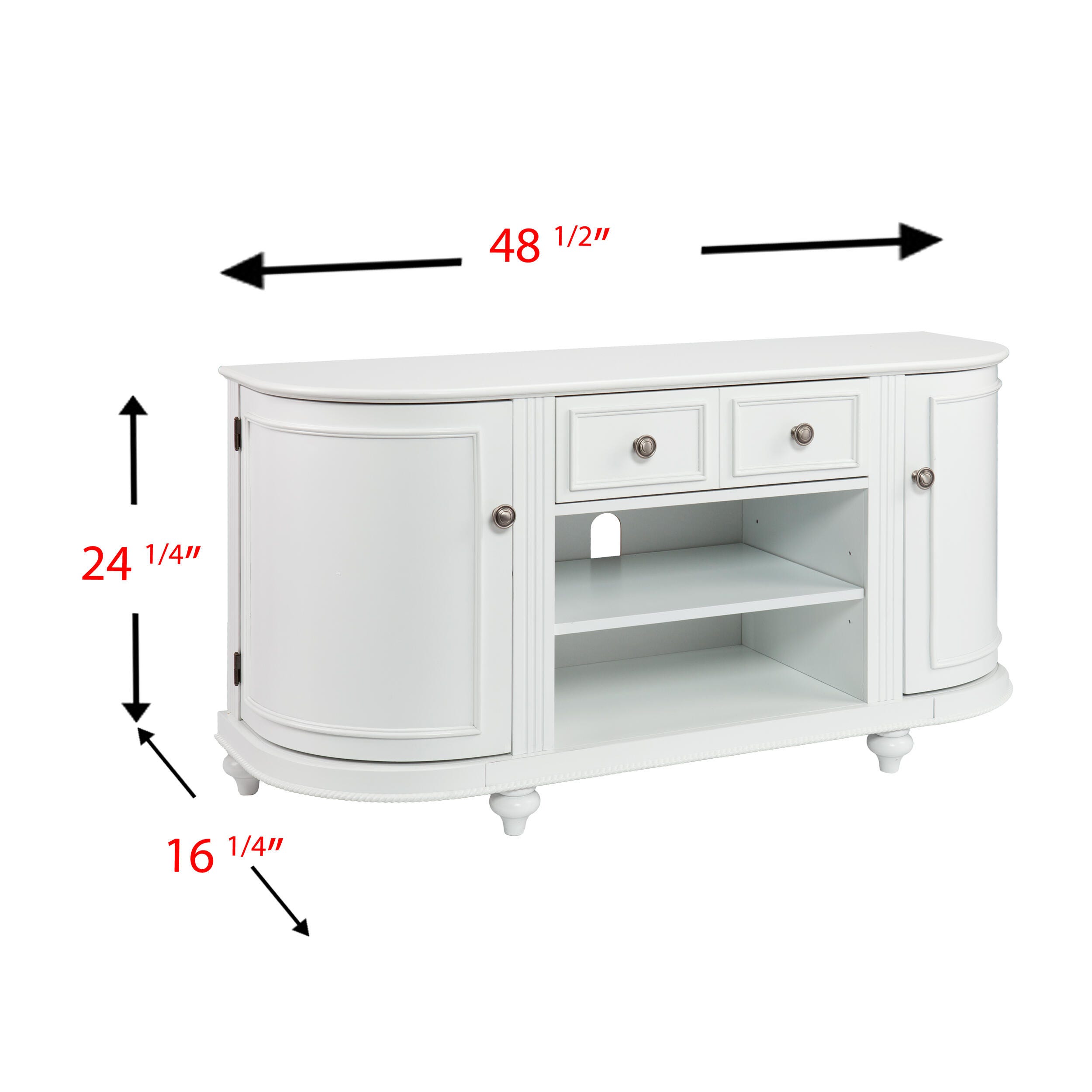Southern Enterprises Hammen TV/Media Stand, , large