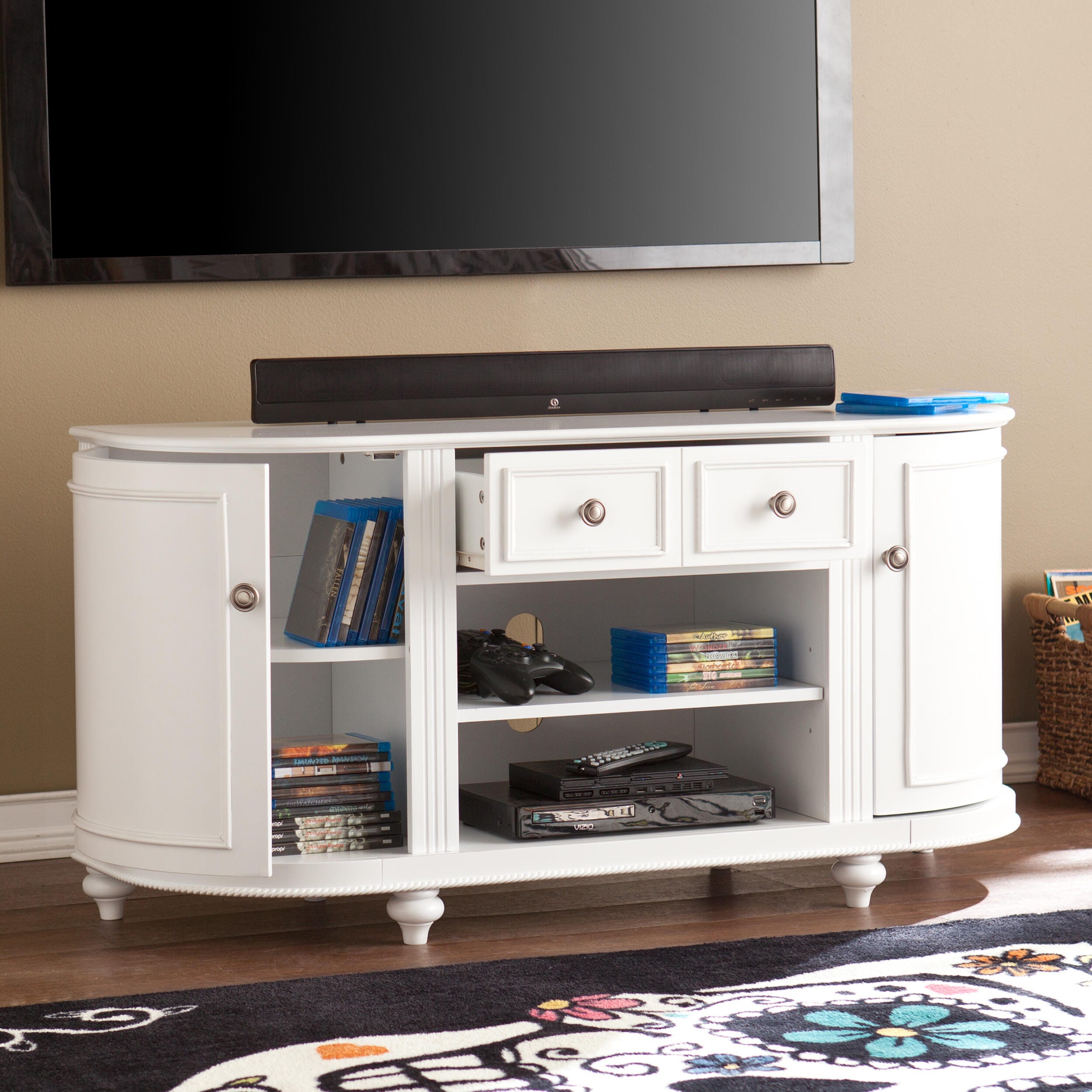 Southern Enterprises Hammen TV/Media Stand, , large