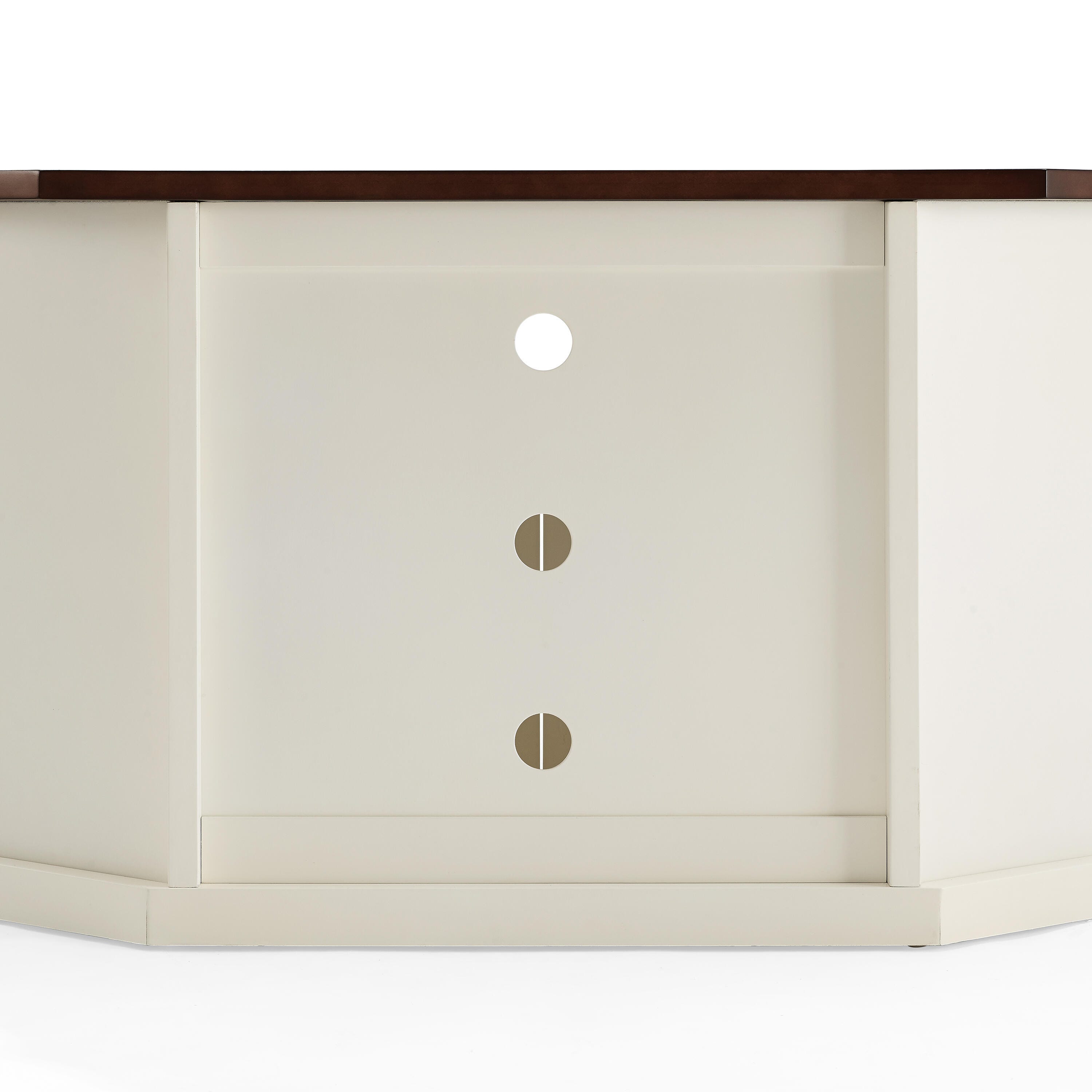 Crosley 60" Corner Tv Stand, White, large