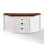 Crosley 60" Corner Tv Stand, White, large
