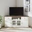 Crosley 60" Corner Tv Stand, White, large