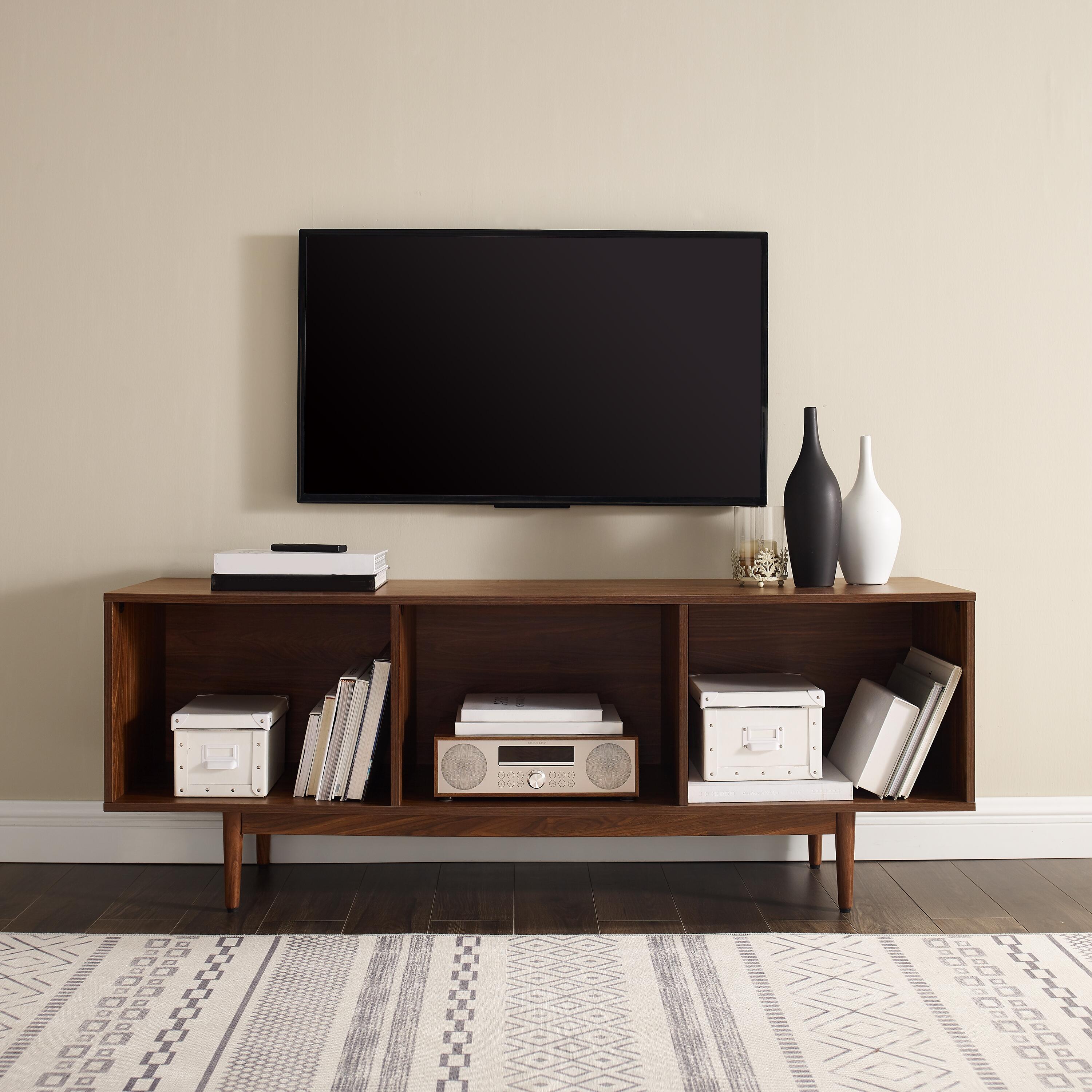Crosley Liam Large Record Storage Console Cabinet, , large