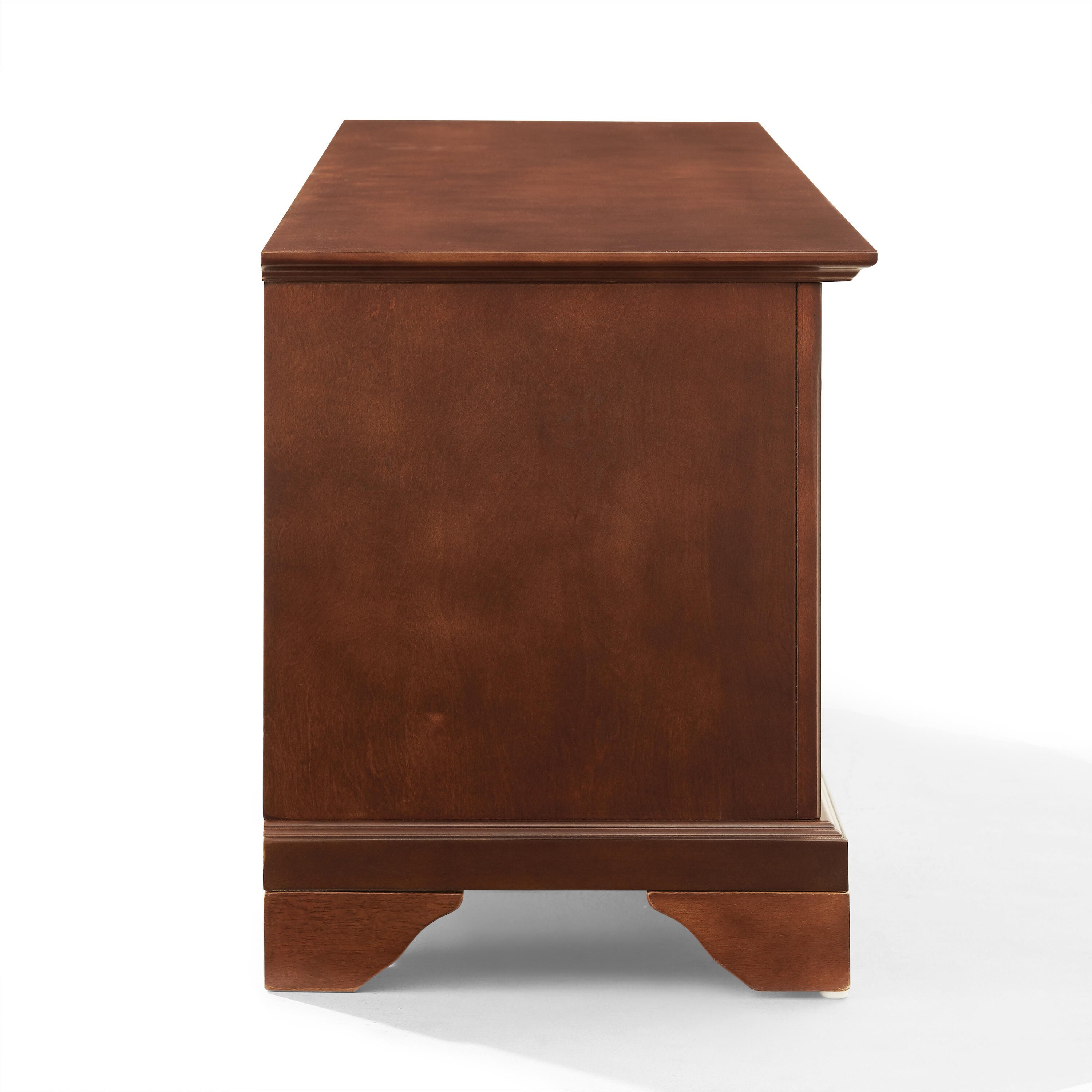Crosley Lafayette 60" Low Profile Tv Stand, Dark Brown, large