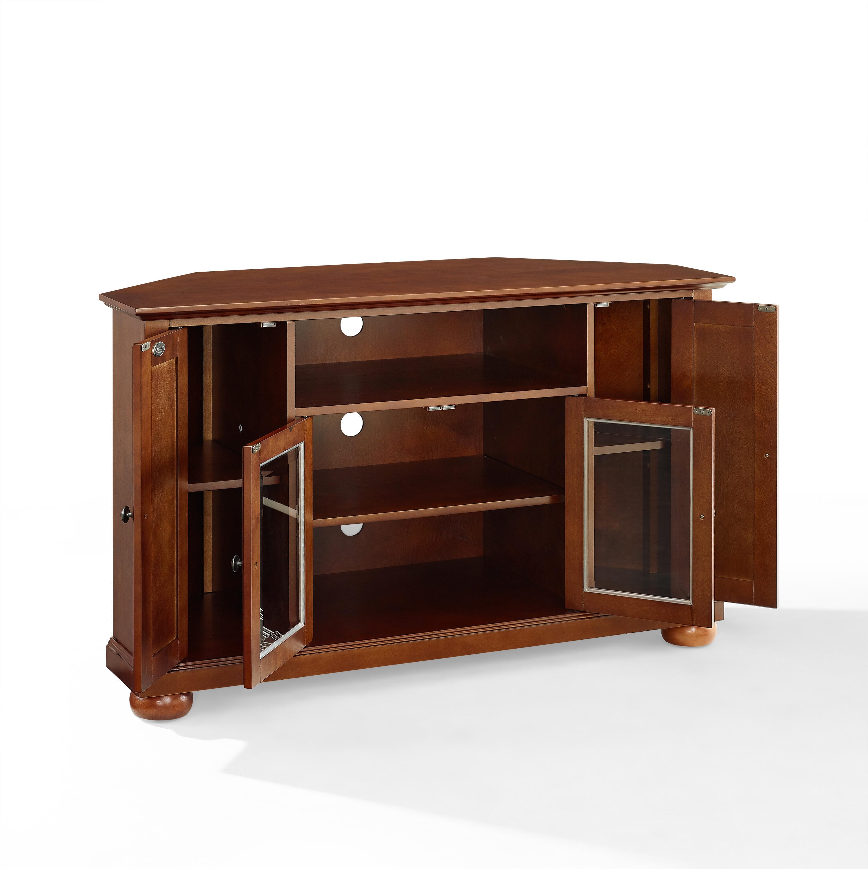 Crosley Alexandria 48" Corner Tv Stand, , large