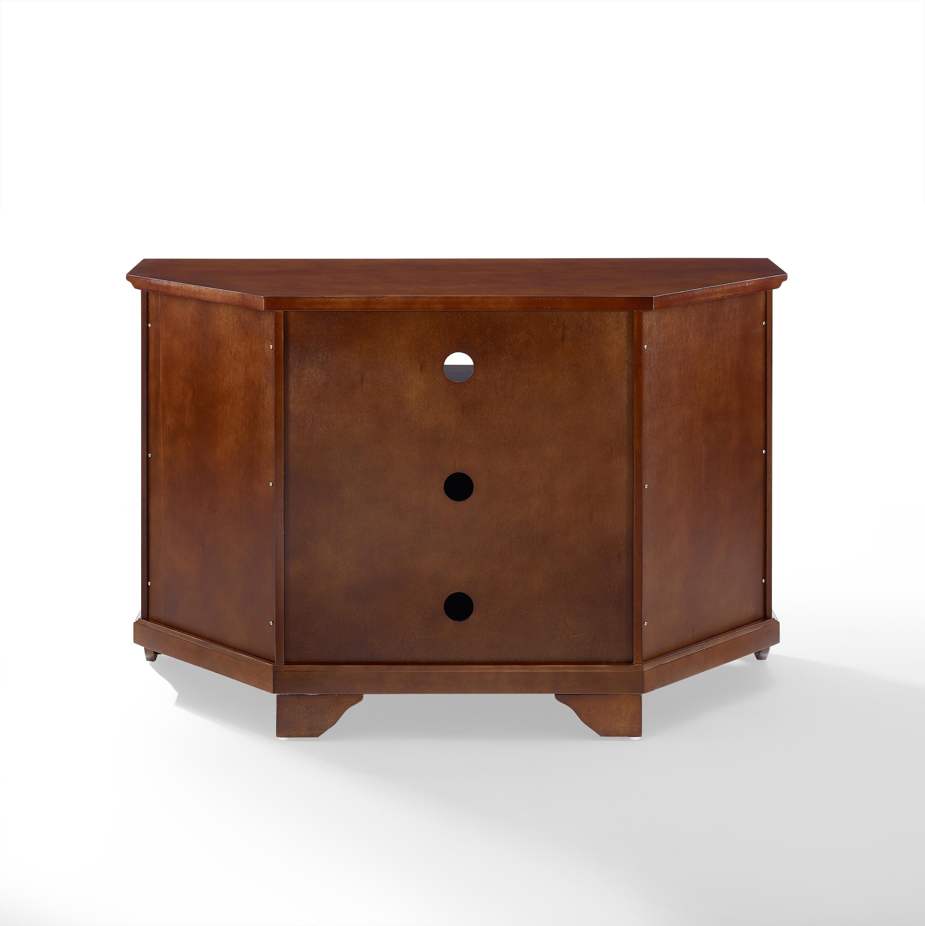 Crosley Lafayette 48" Corner Tv Stand, Dark Brown, large