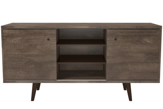 Distressed 53'' TV Stand, Brown