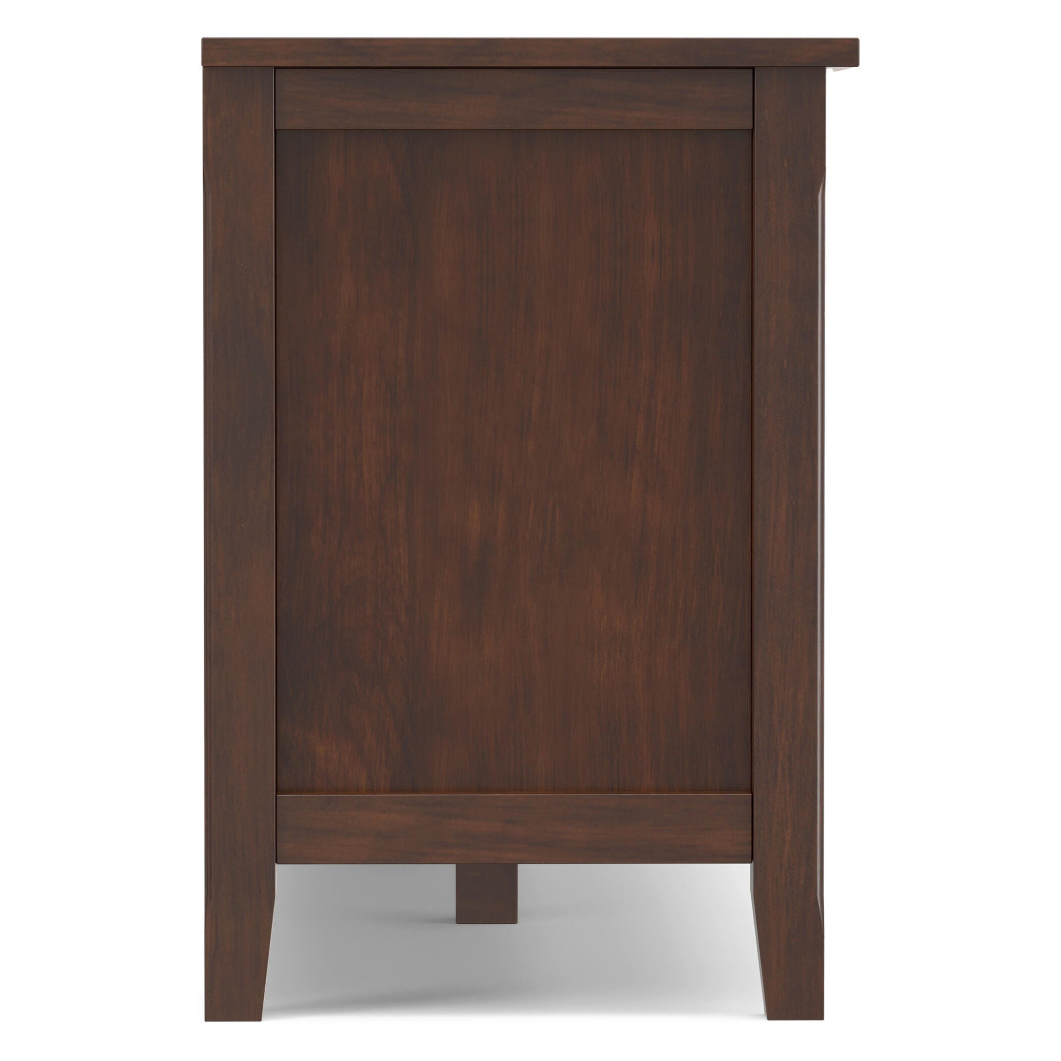 Solid Wood 72" Rustic TV Stand, Brown, large