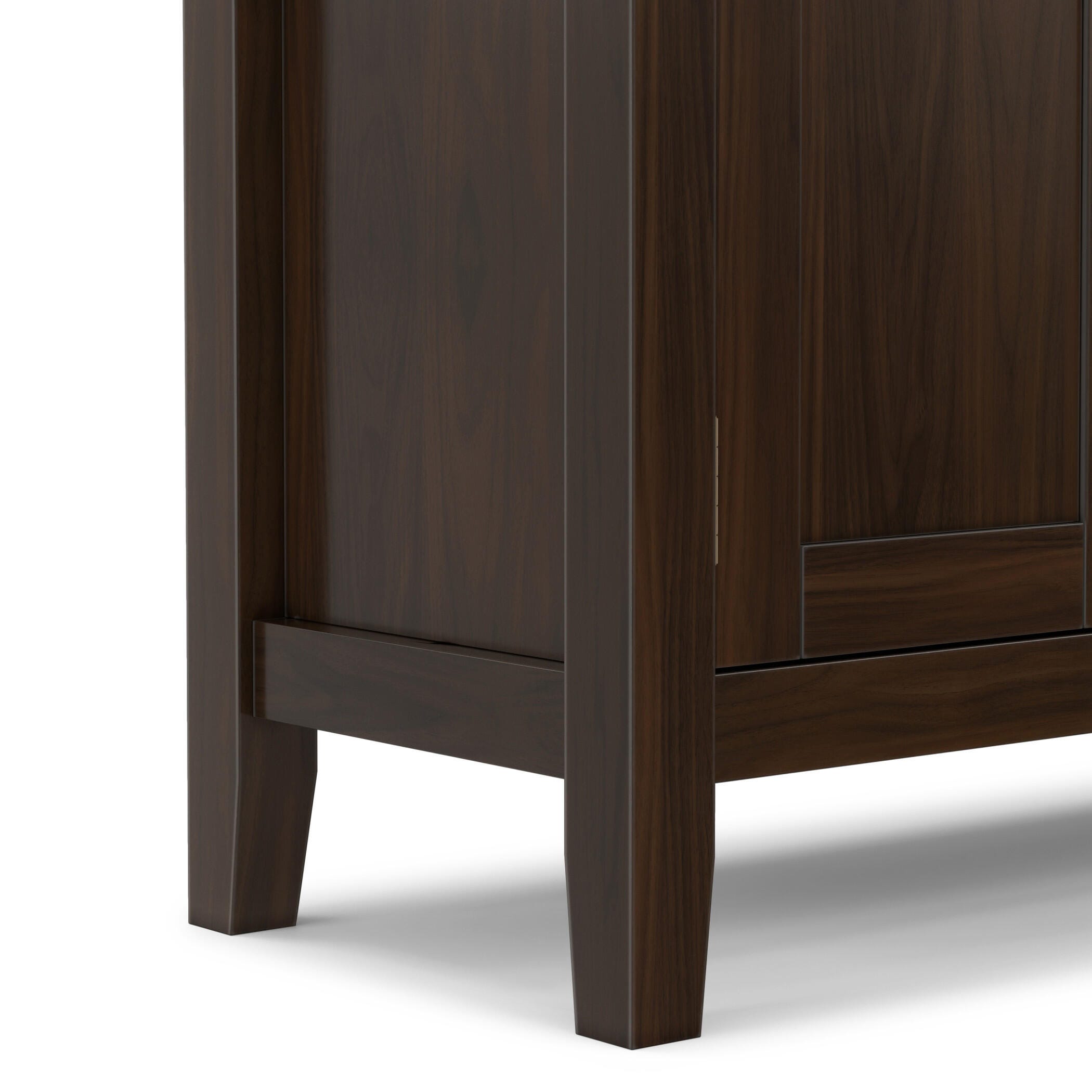 Redmond Solid Wood 72" Rustic TV Stand, Brown, large