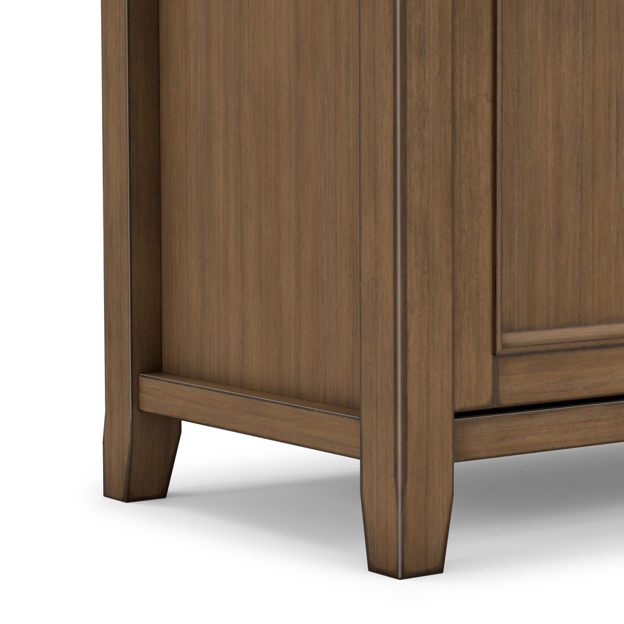 Amherst Solid Wood 54" Transitional TV Stand, , large