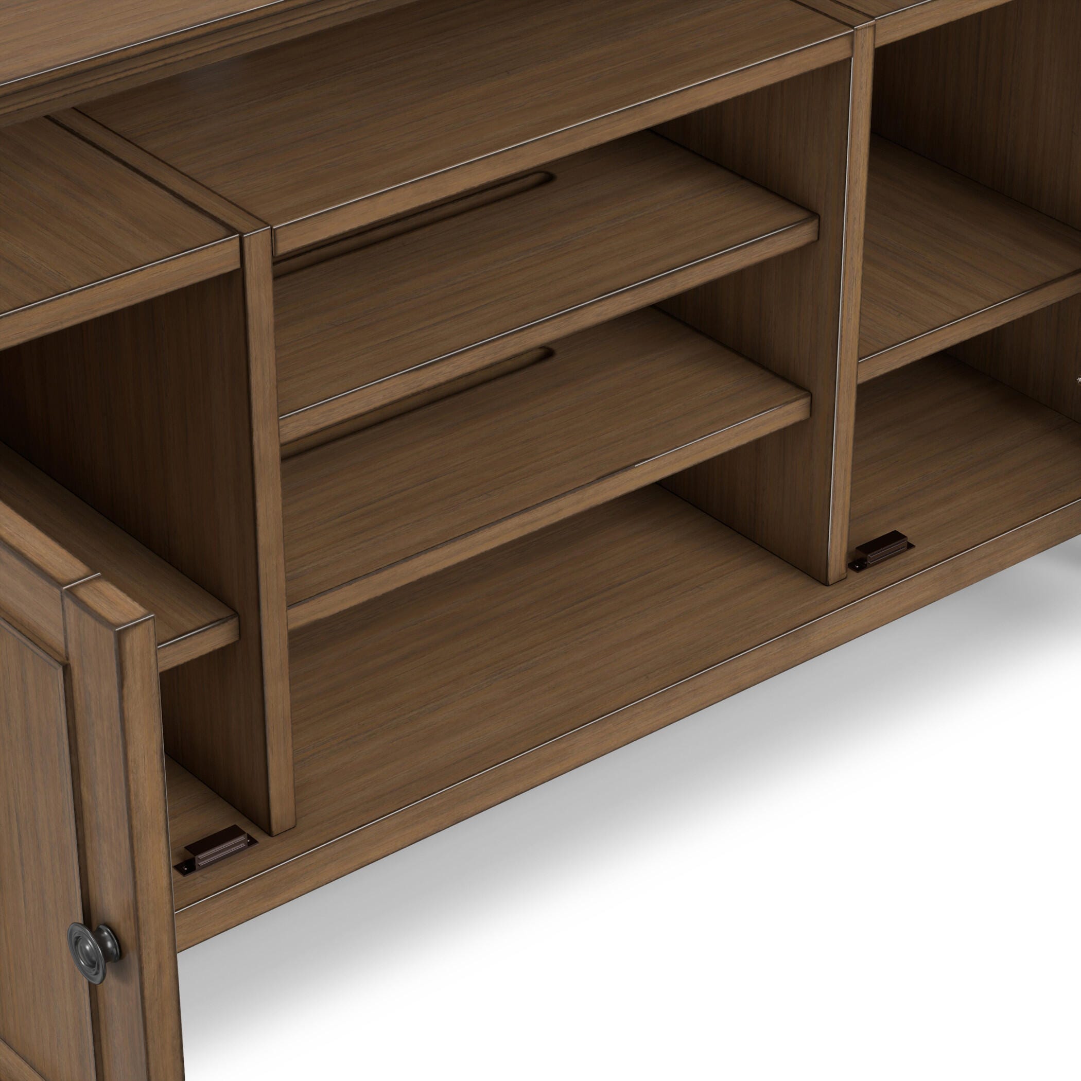 Amherst Solid Wood 54" Transitional TV Stand, , large
