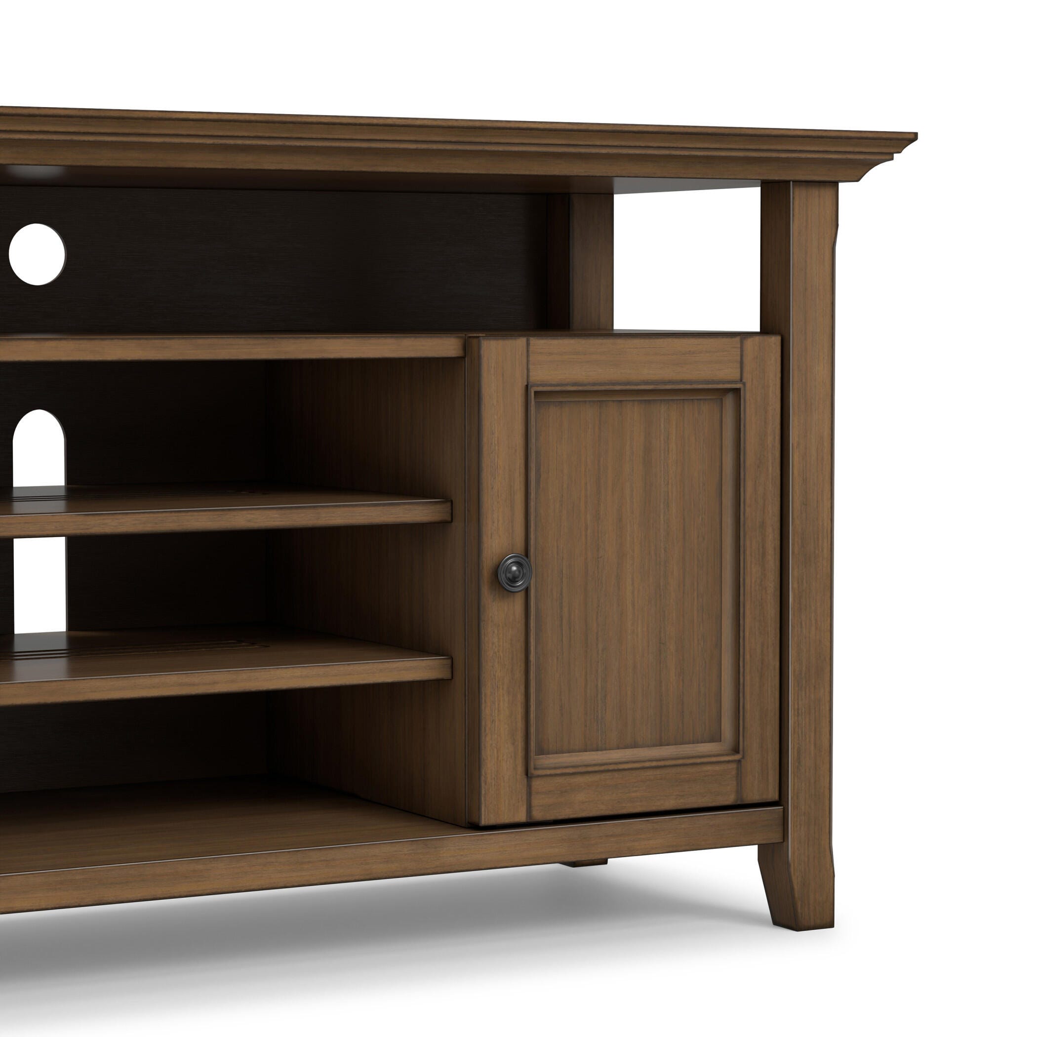 Amherst Solid Wood 54" Transitional TV Stand, , large