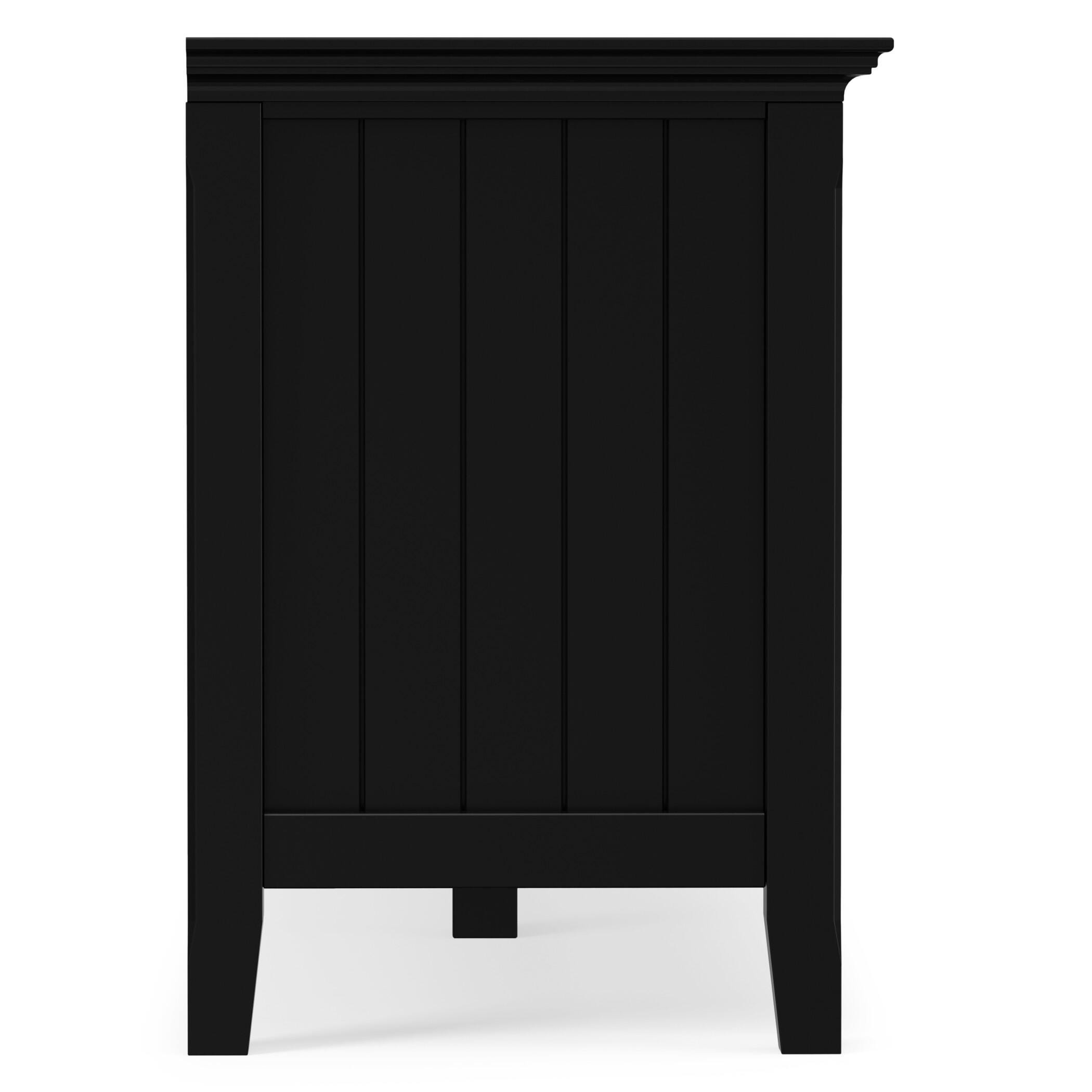 Acadian 60" Rustic TV Stand, Black, large