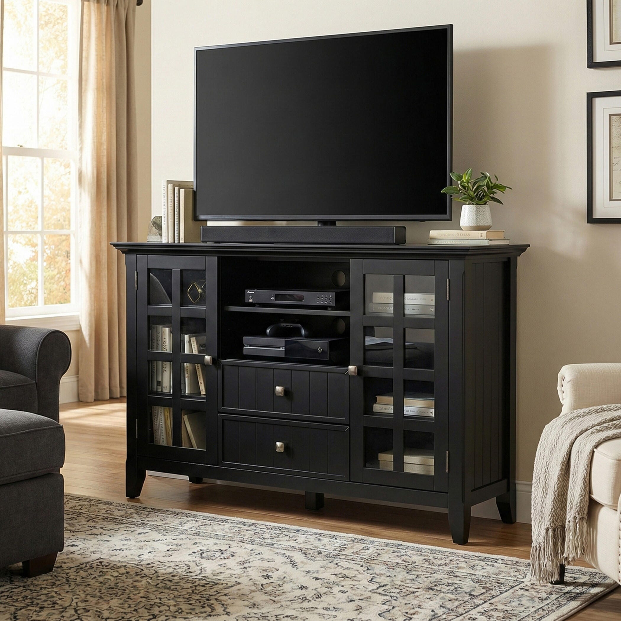 Acadian 53" Rustic TV Stand, , large