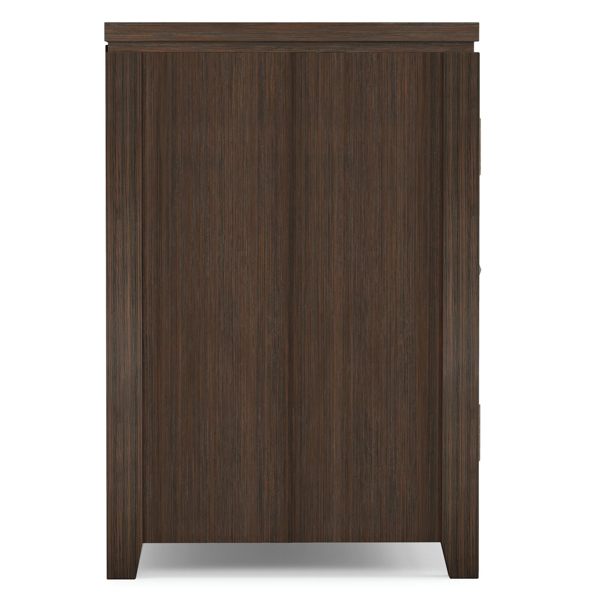 Cosmopolitan Solid Wood 72" Contemporary TV Stand, Brown, large