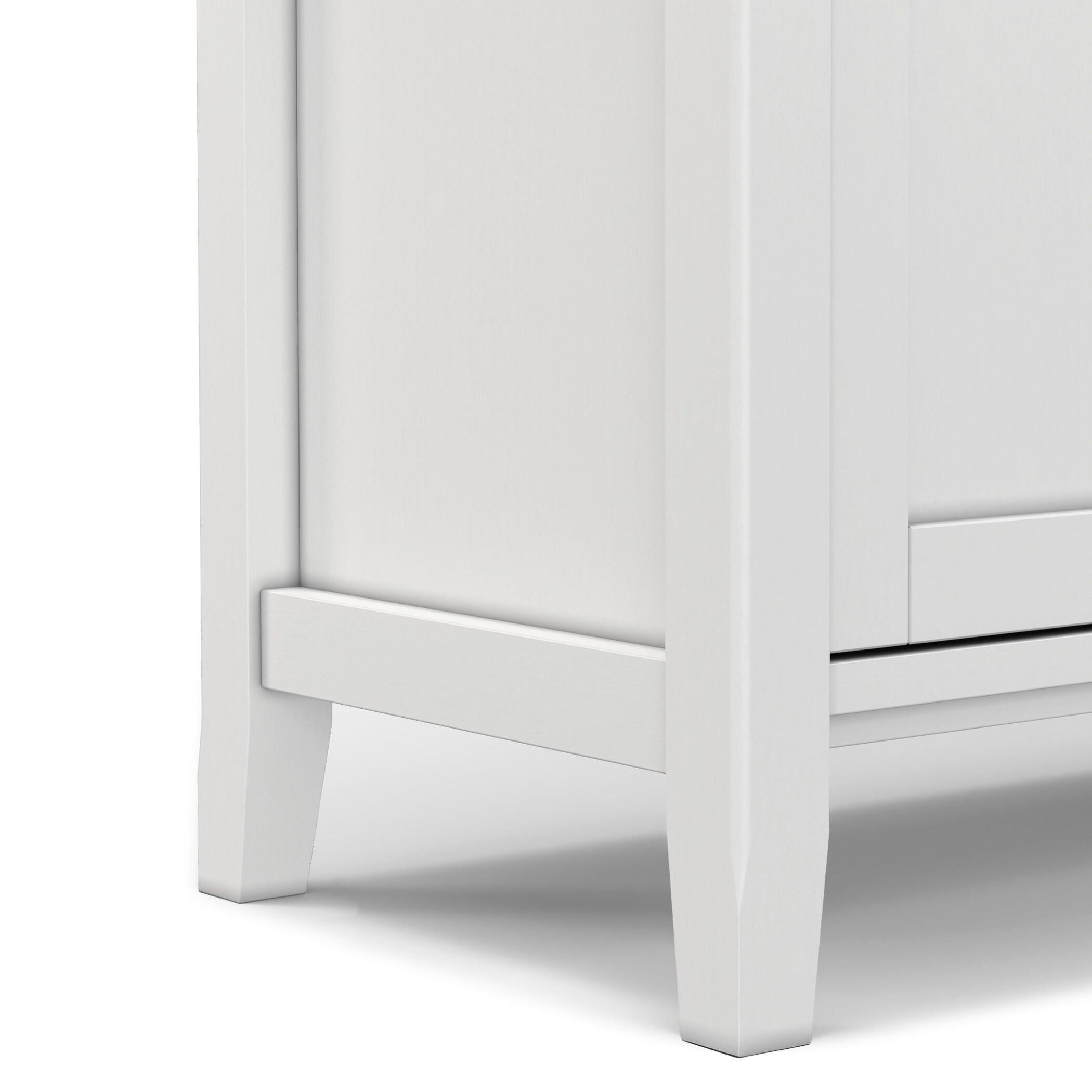 Rustic 72" TV Stand, White, large