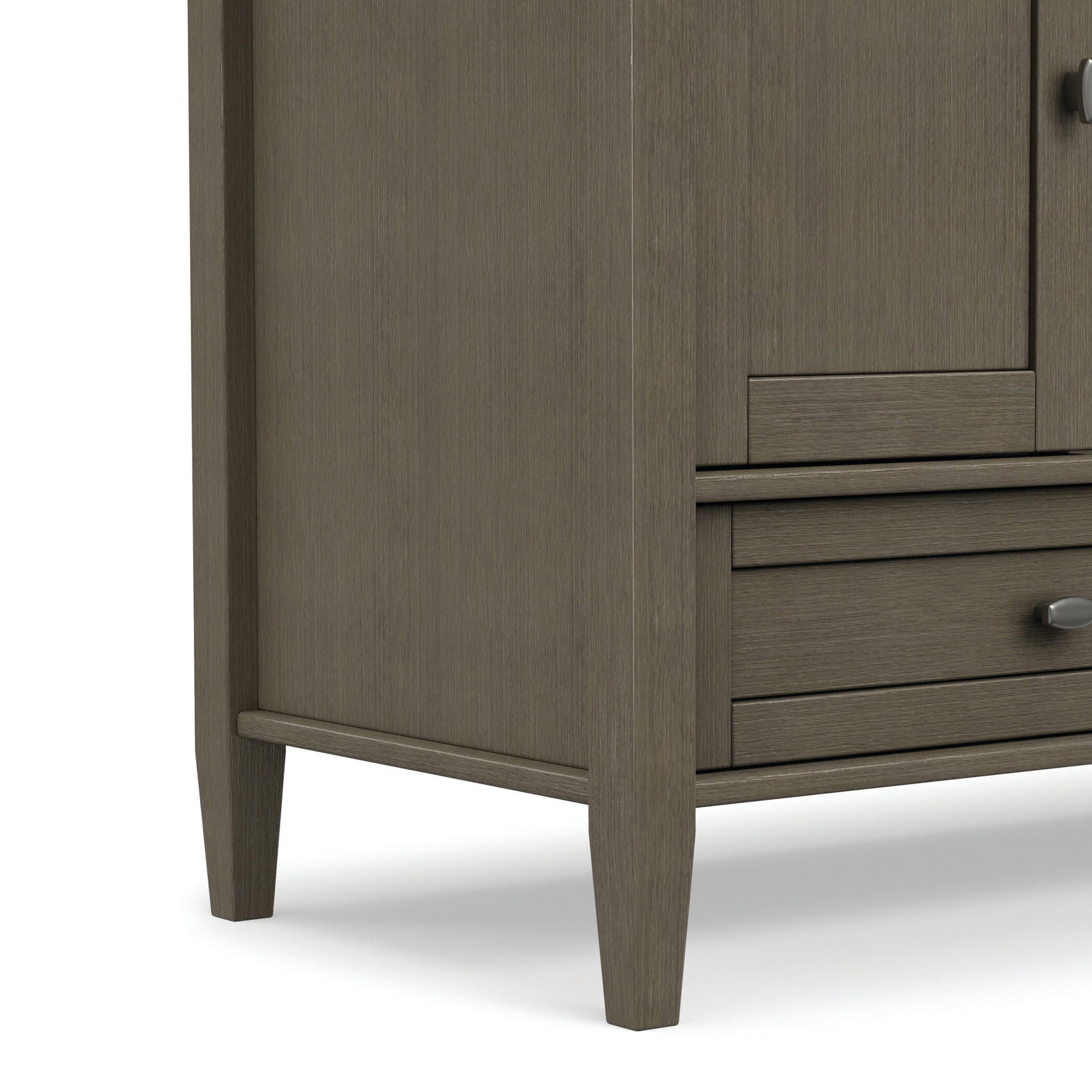 Rustic 47" TV Stand, Gray, large